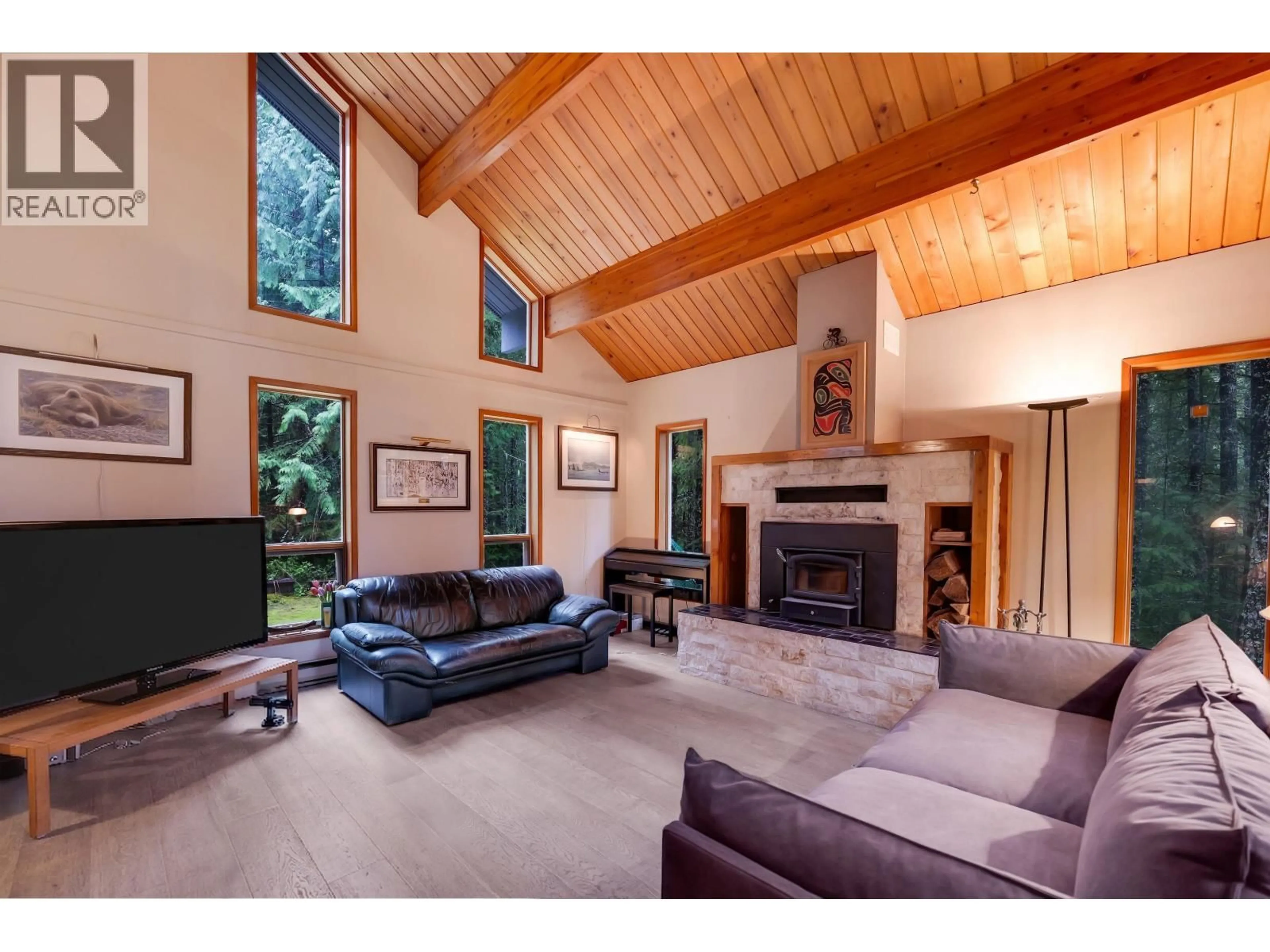 Living room with furniture, wood/laminate floor for 72 BLACK TUSK DRIVE, Whistler British Columbia V8E0A1