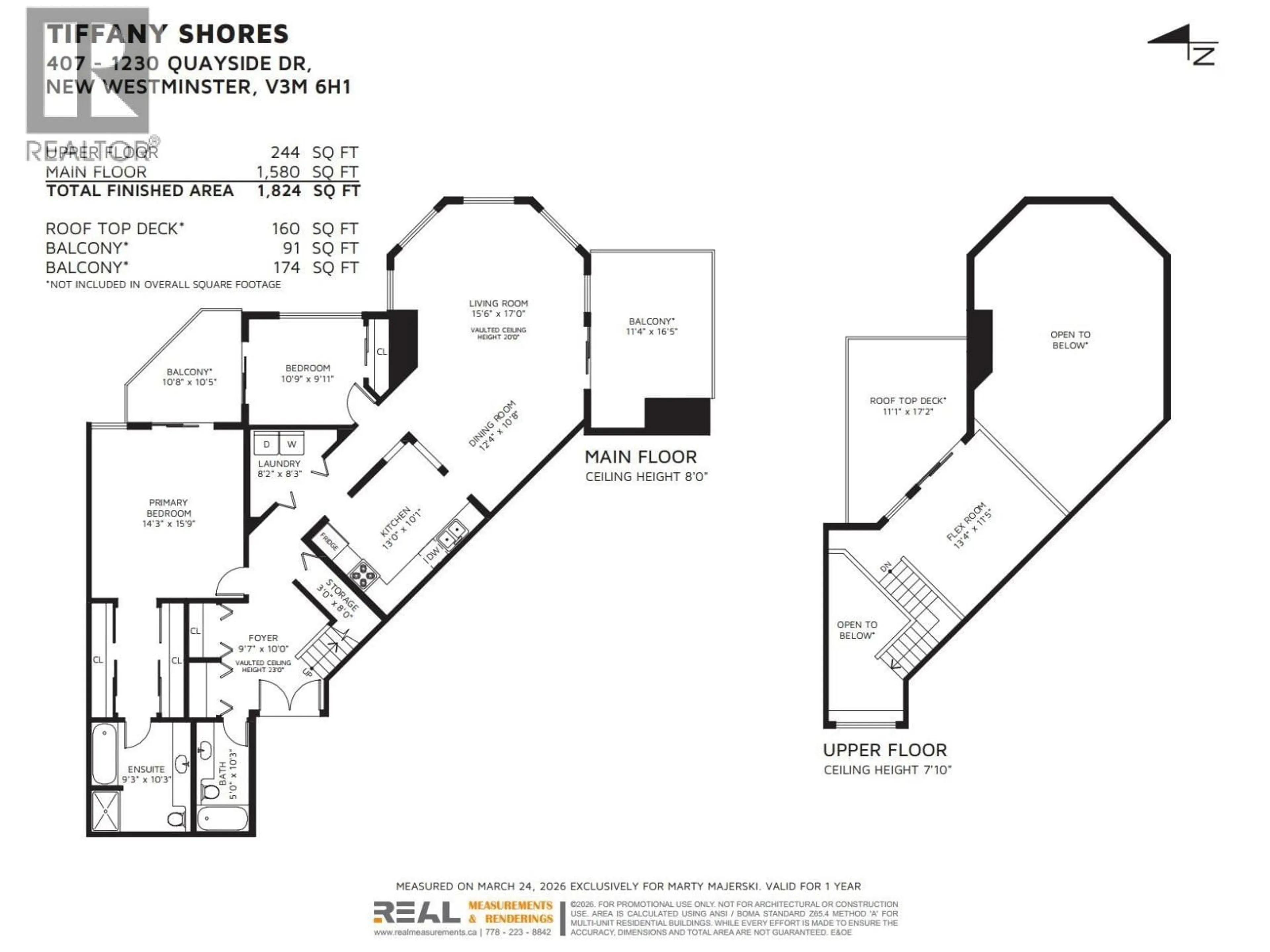 Floor plan for 407 - 1230 QUAYSIDE DRIVE, New Westminster British Columbia V3M6H1
