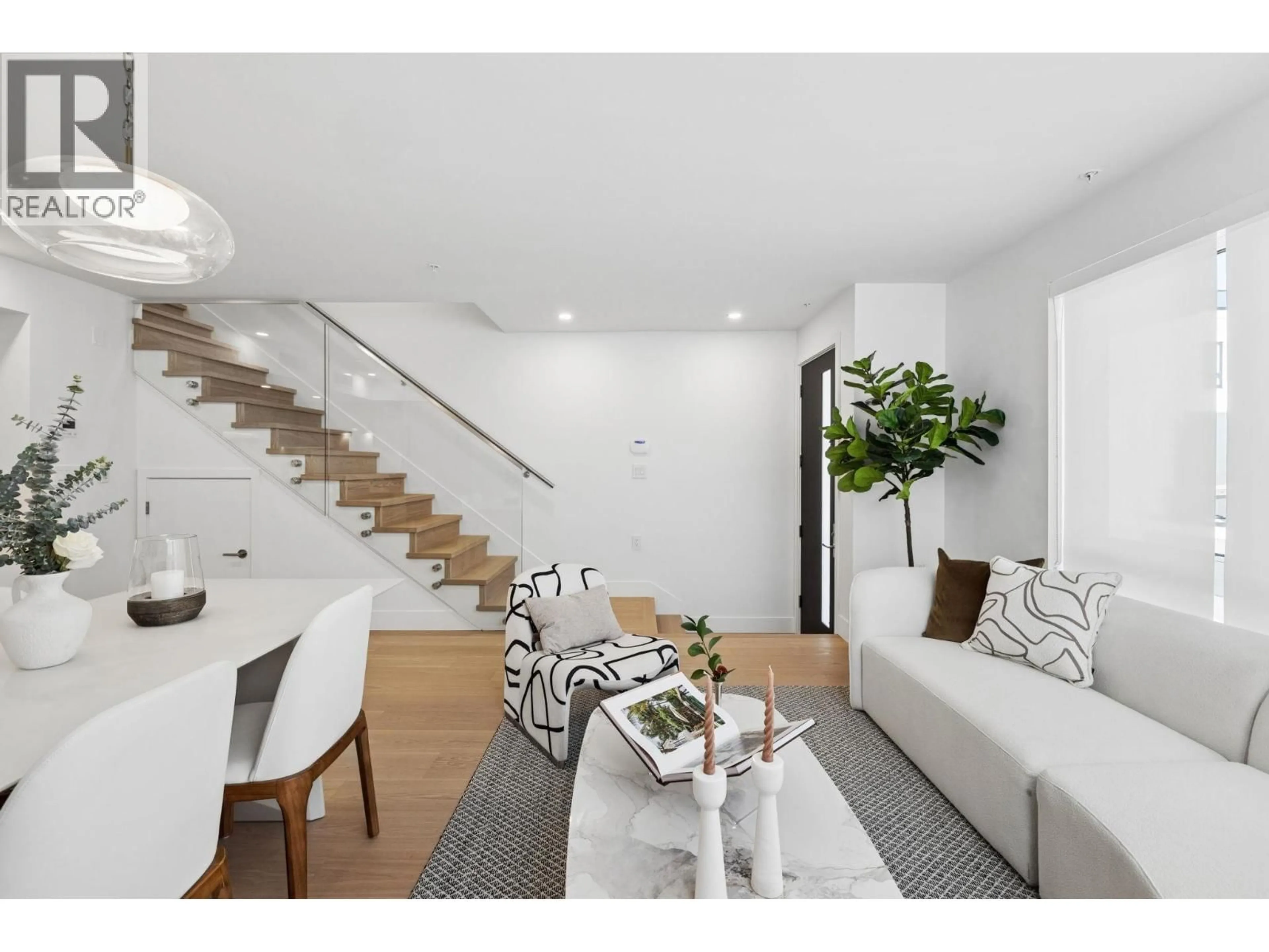 Living room with furniture, wood/laminate floor for 222 - 578 24 AVENUE, Vancouver British Columbia V5Z2B4