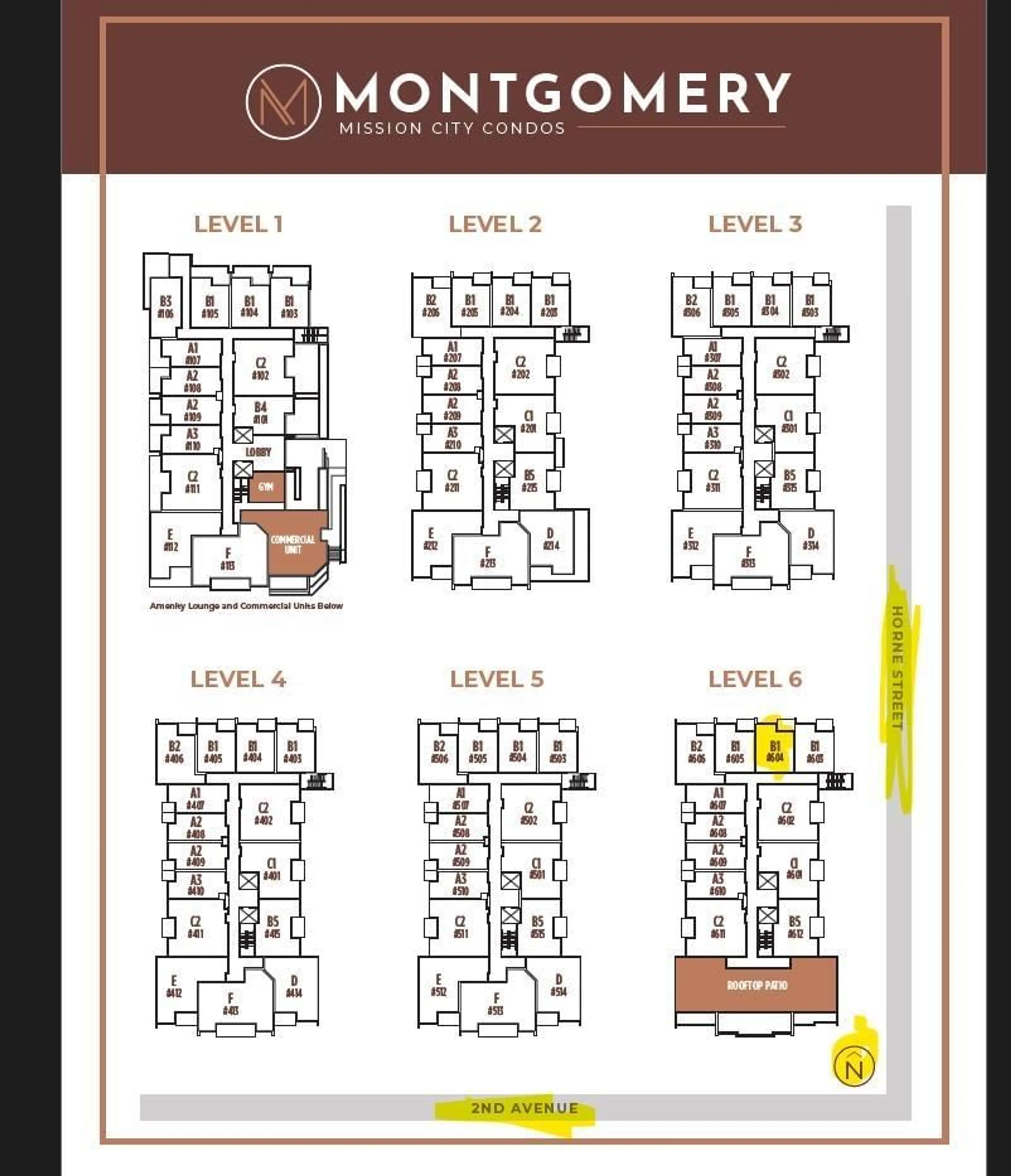 Floor plan for 605 - 33281 2 AVENUE, Mission British Columbia V2V1J9