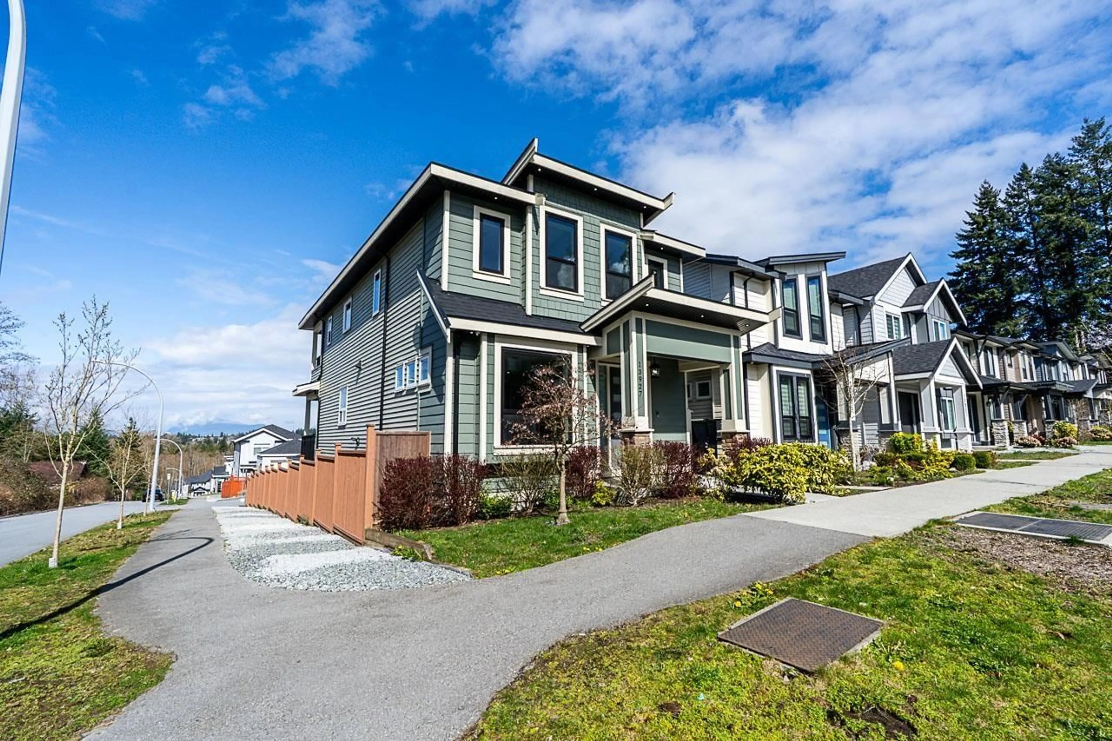 Home with vinyl exterior material, street for 13927 60 AVENUE, Surrey British Columbia V3X0K7