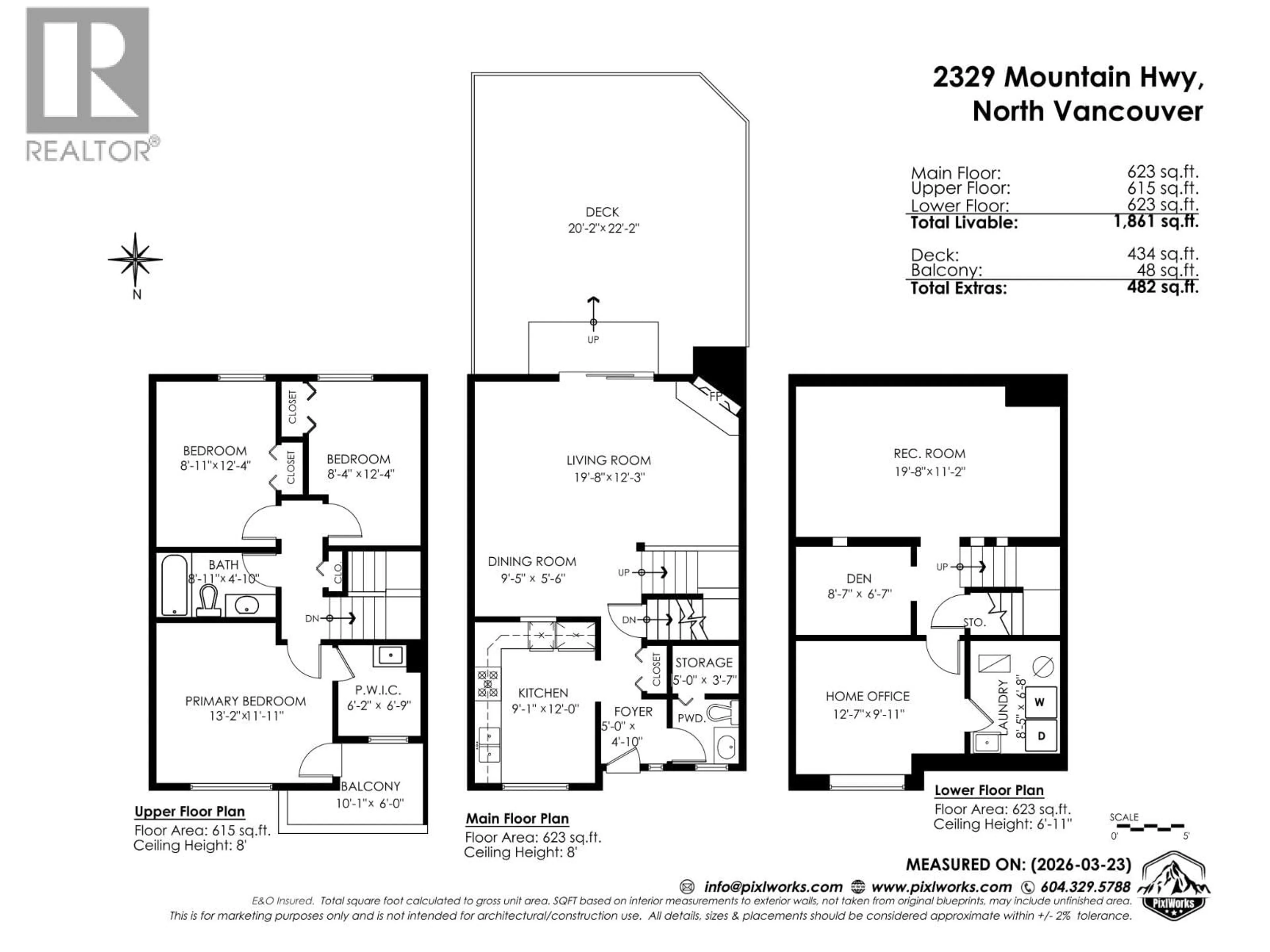 Floor plan for 2329 MOUNTAIN HIGHWAY, North Vancouver British Columbia V7J2N2