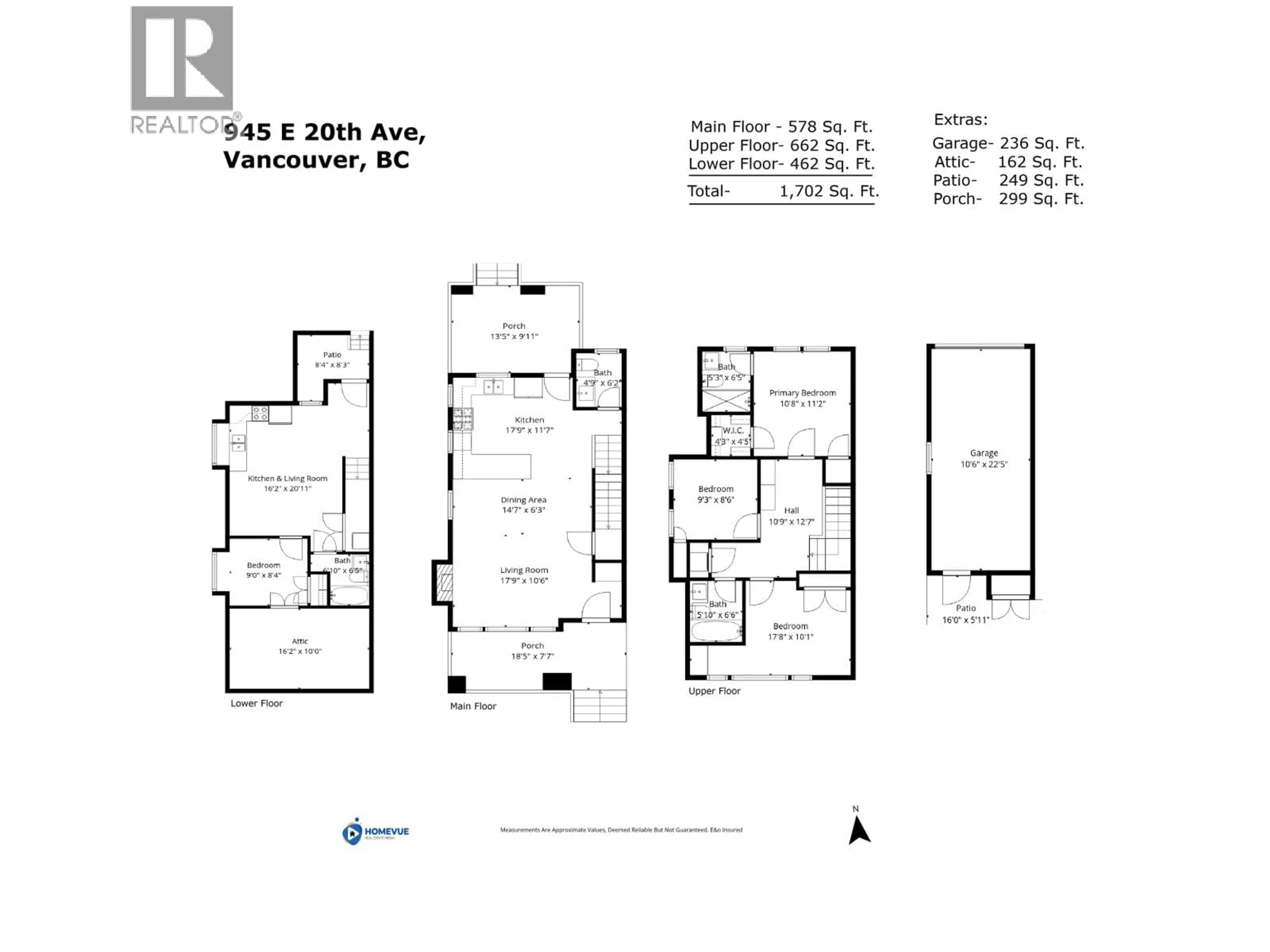 Floor plan for 945 20TH AVENUE, Vancouver British Columbia V5V1N7