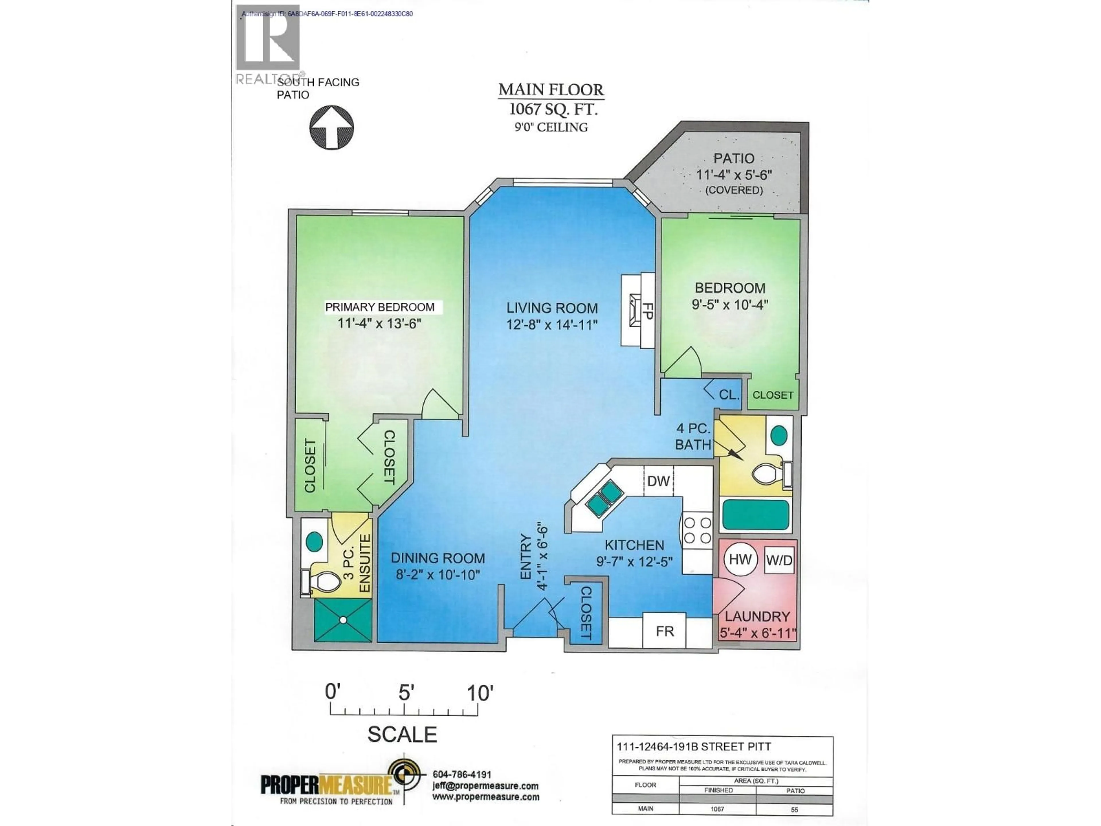 Floor plan for 111 - 12464 191B STREET, Pitt Meadows British Columbia V3Y2P6