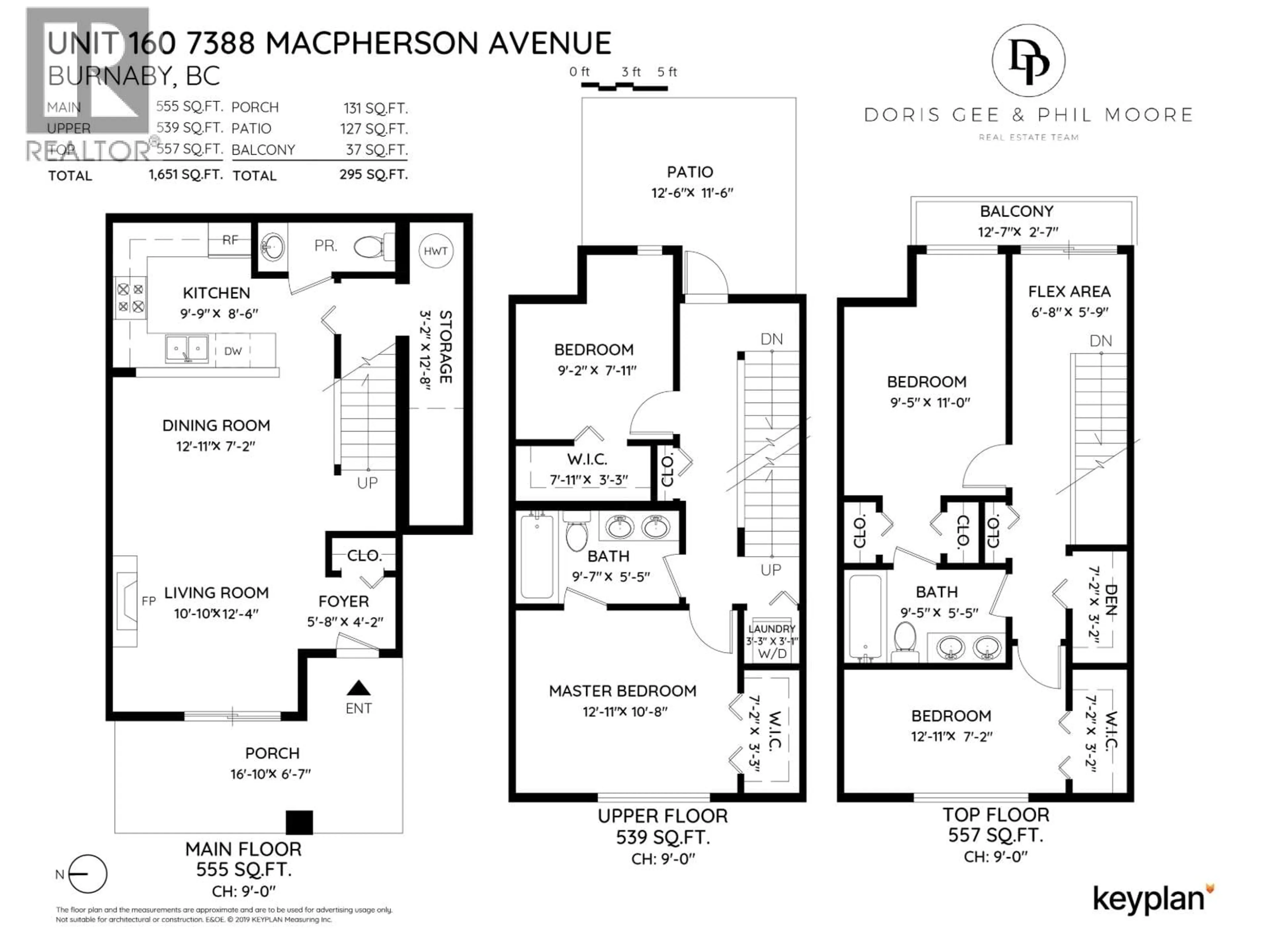 Floor plan for 160 - 7388 MACPHERSON AVENUE, Burnaby British Columbia V5J0A1