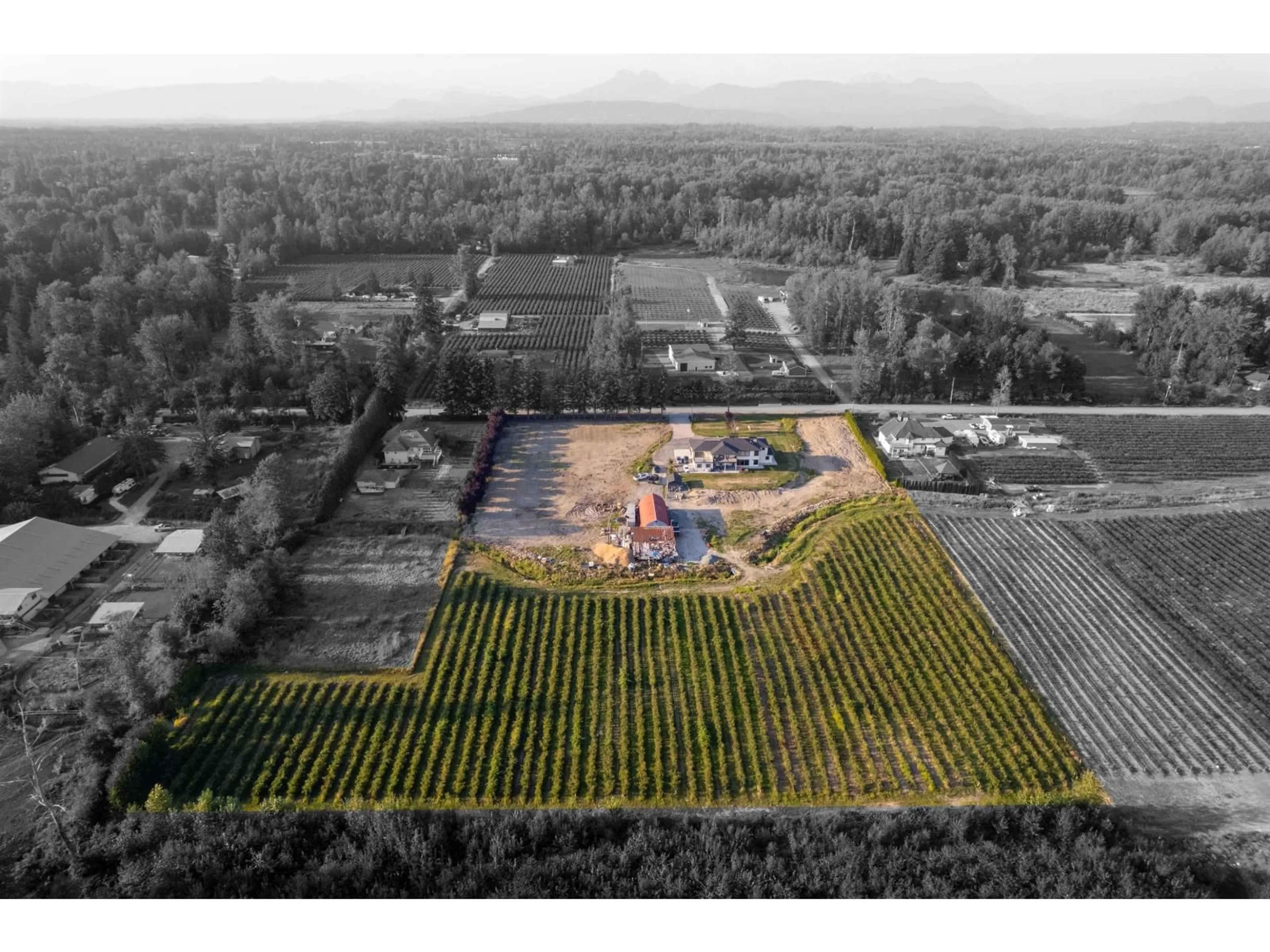 A pic from outside/outdoor area/front of a property/back of a property/a pic from drone, unknown for 26070 36 AVENUE, Langley British Columbia V4W2A7