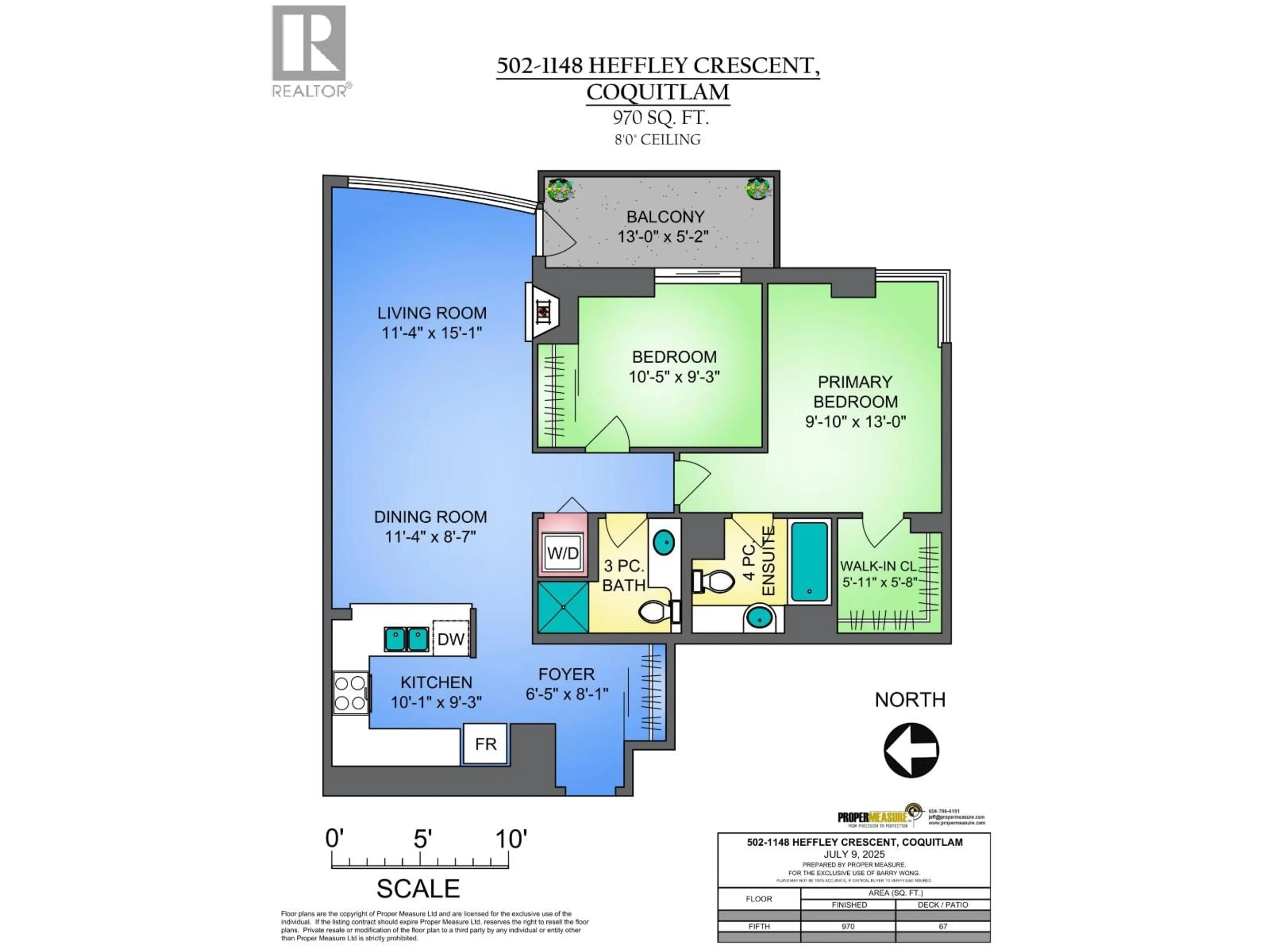Floor plan for 502 - 1148 HEFFLEY CRESCENT, Coquitlam British Columbia V3B8A6