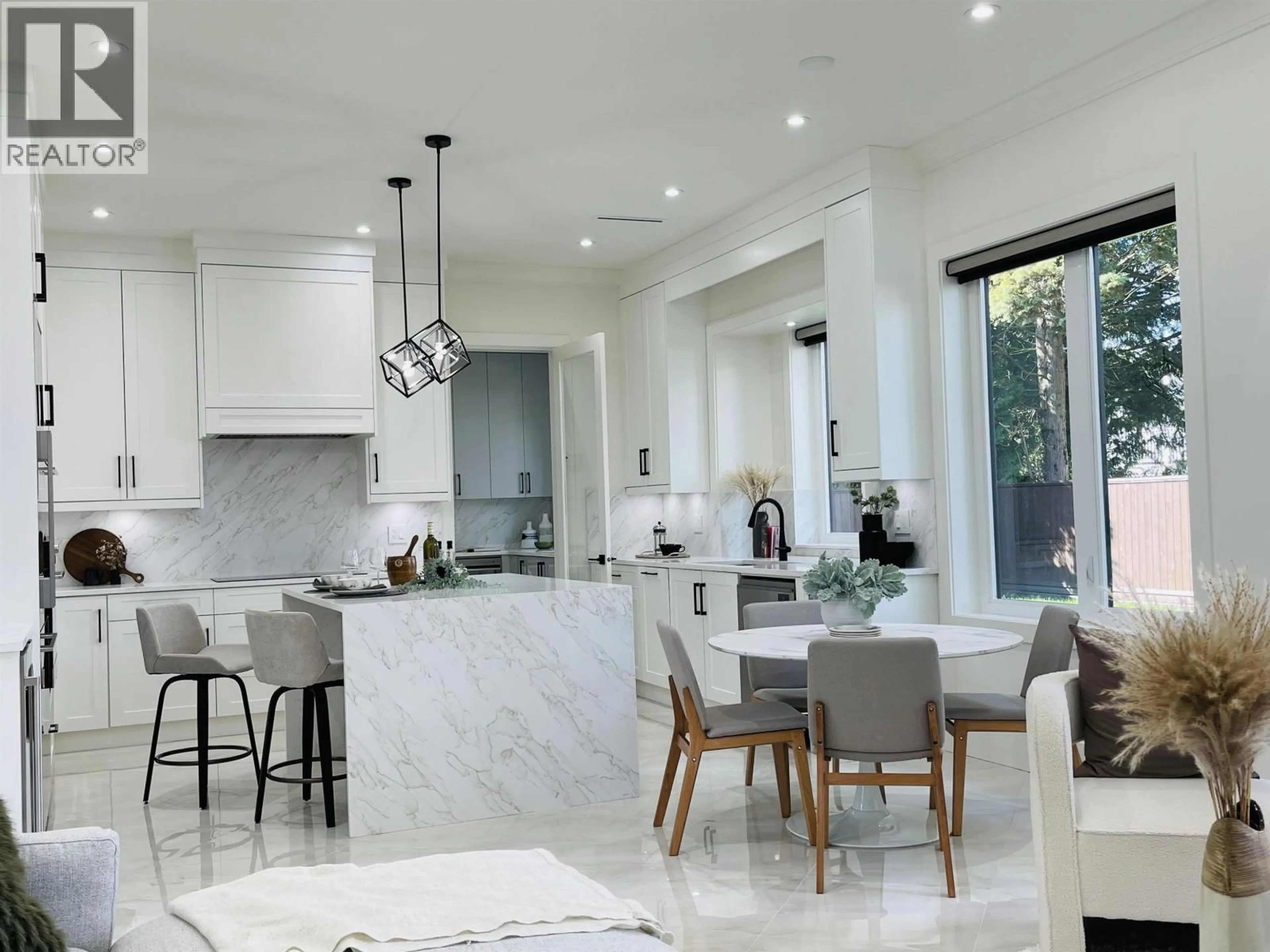 Contemporary kitchen, ceramic/tile floor for 11231 KING ROAD, Richmond British Columbia V7A3B3