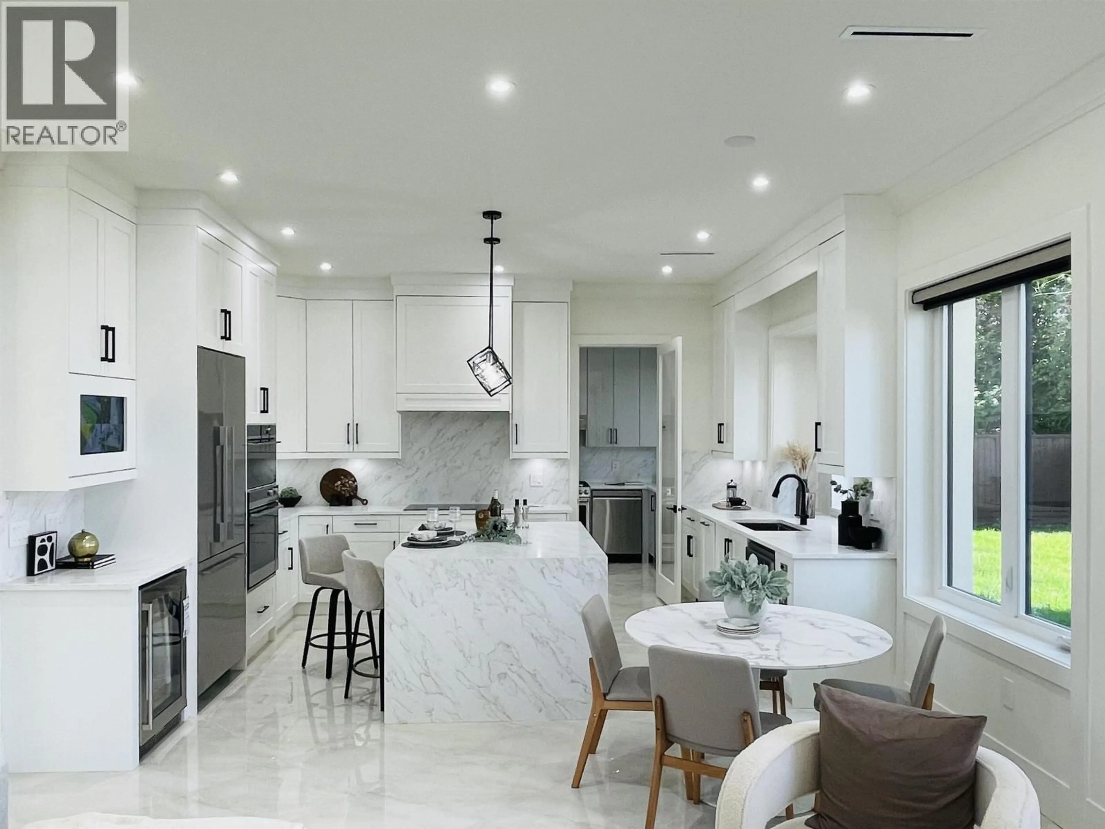 Contemporary kitchen, ceramic/tile floor for 11231 KING ROAD, Richmond British Columbia V7A3B3