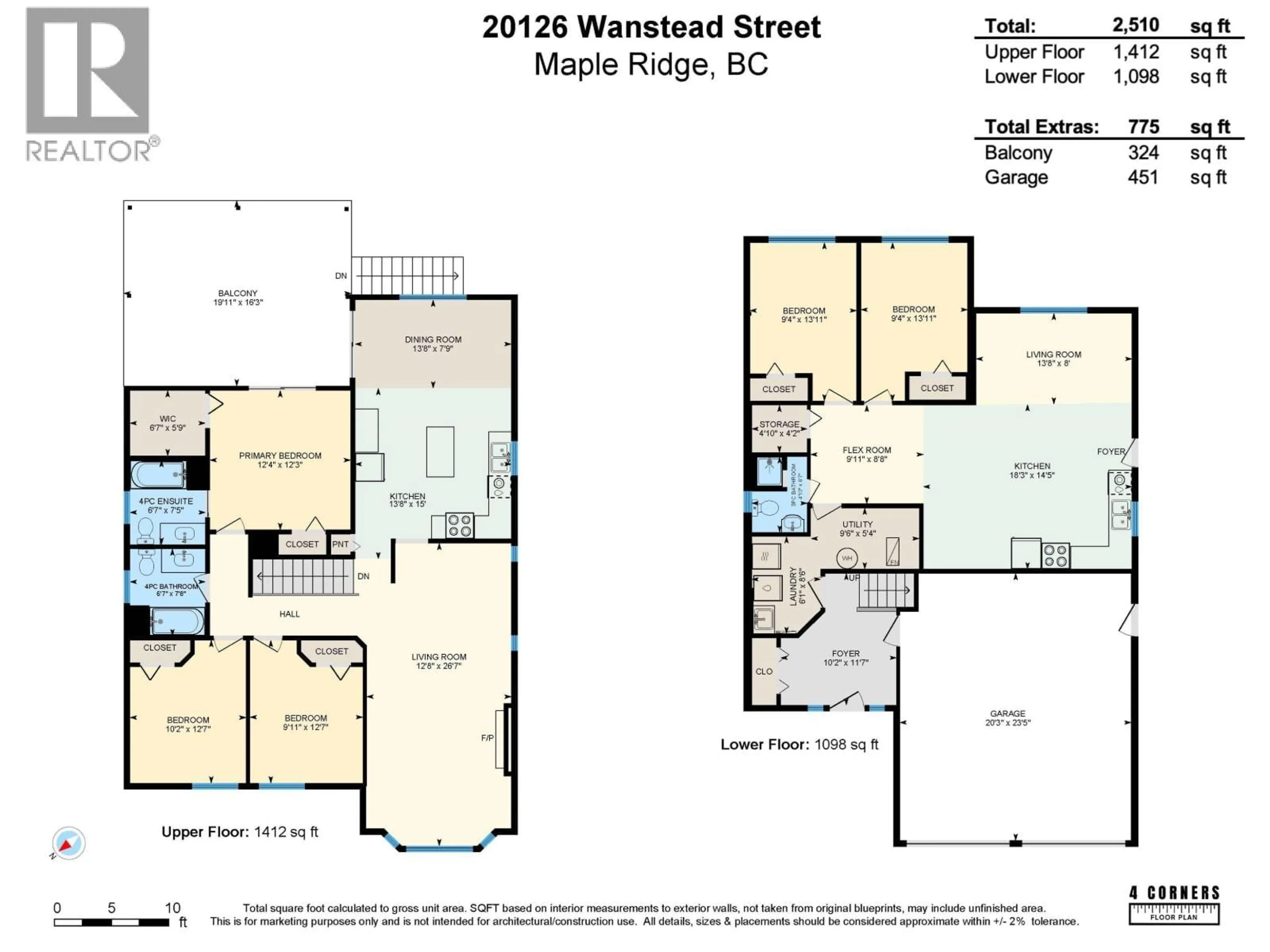 Floor plan for 20126 WANSTEAD STREET, Maple Ridge British Columbia V2X0T2