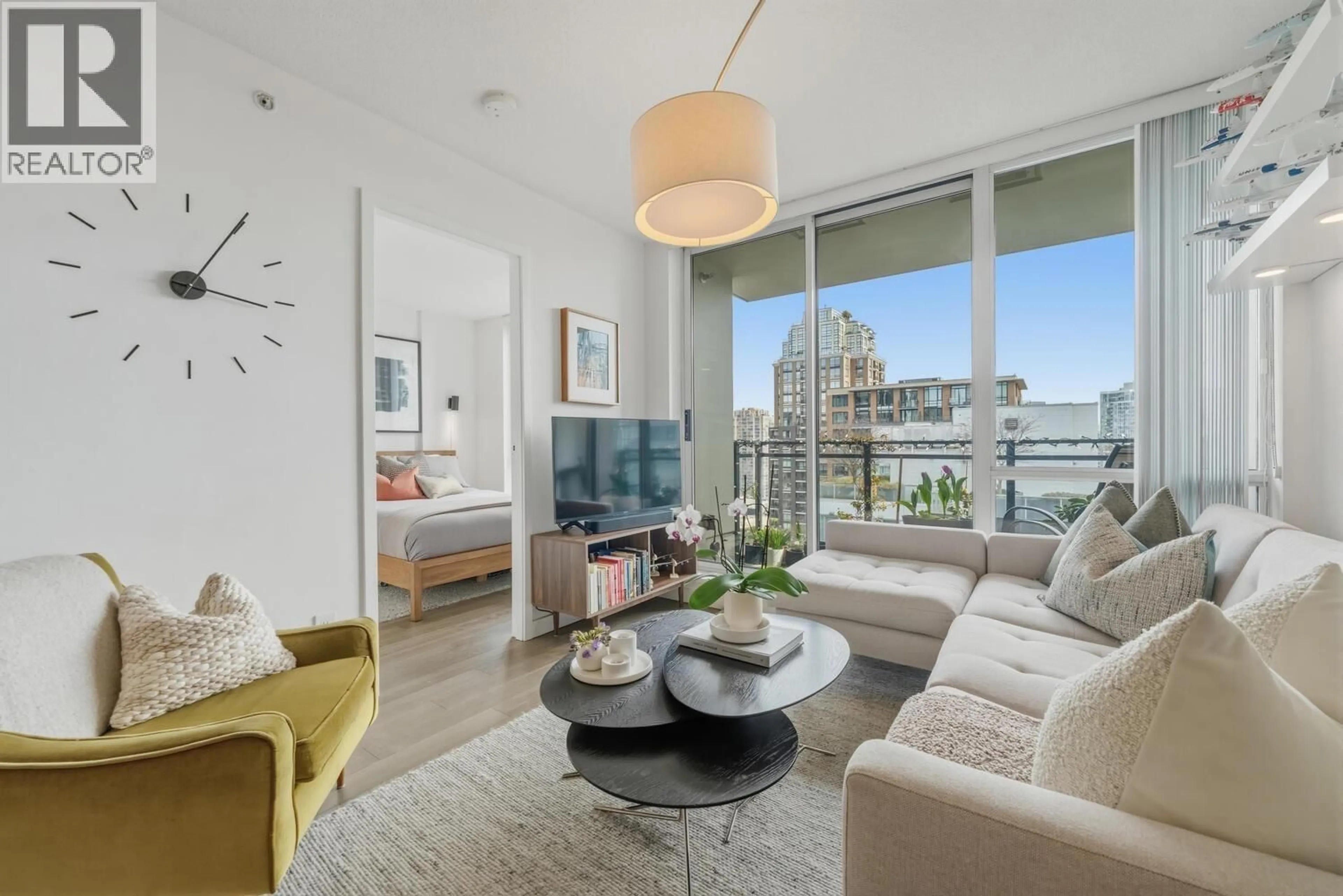 Living room with furniture, unknown for 1707 - 1082 SEYMOUR STREET, Vancouver British Columbia V6B1X9