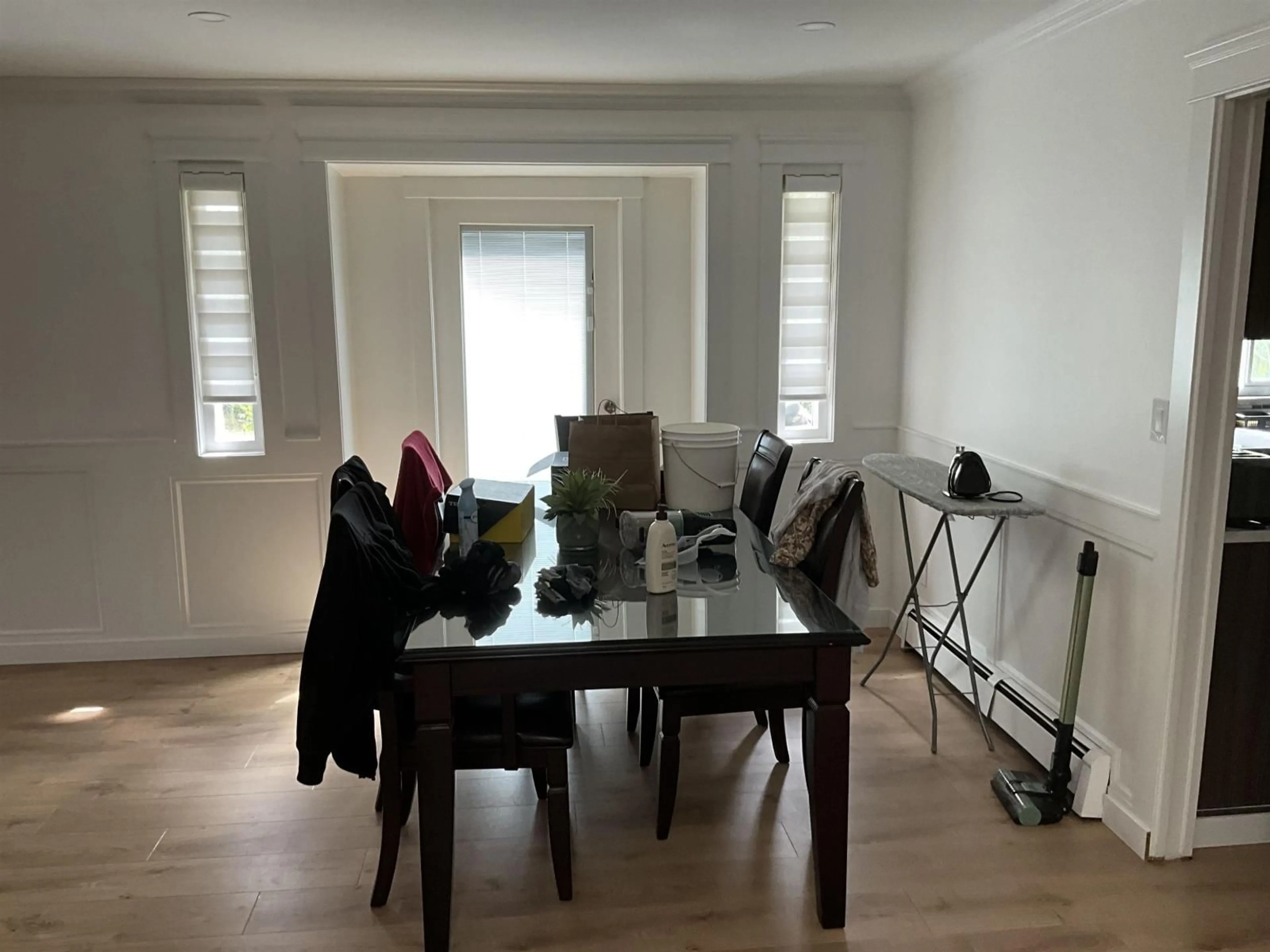 Dining room, wood/laminate floor for 13502 84A AVENUE, Surrey British Columbia V3W0T8