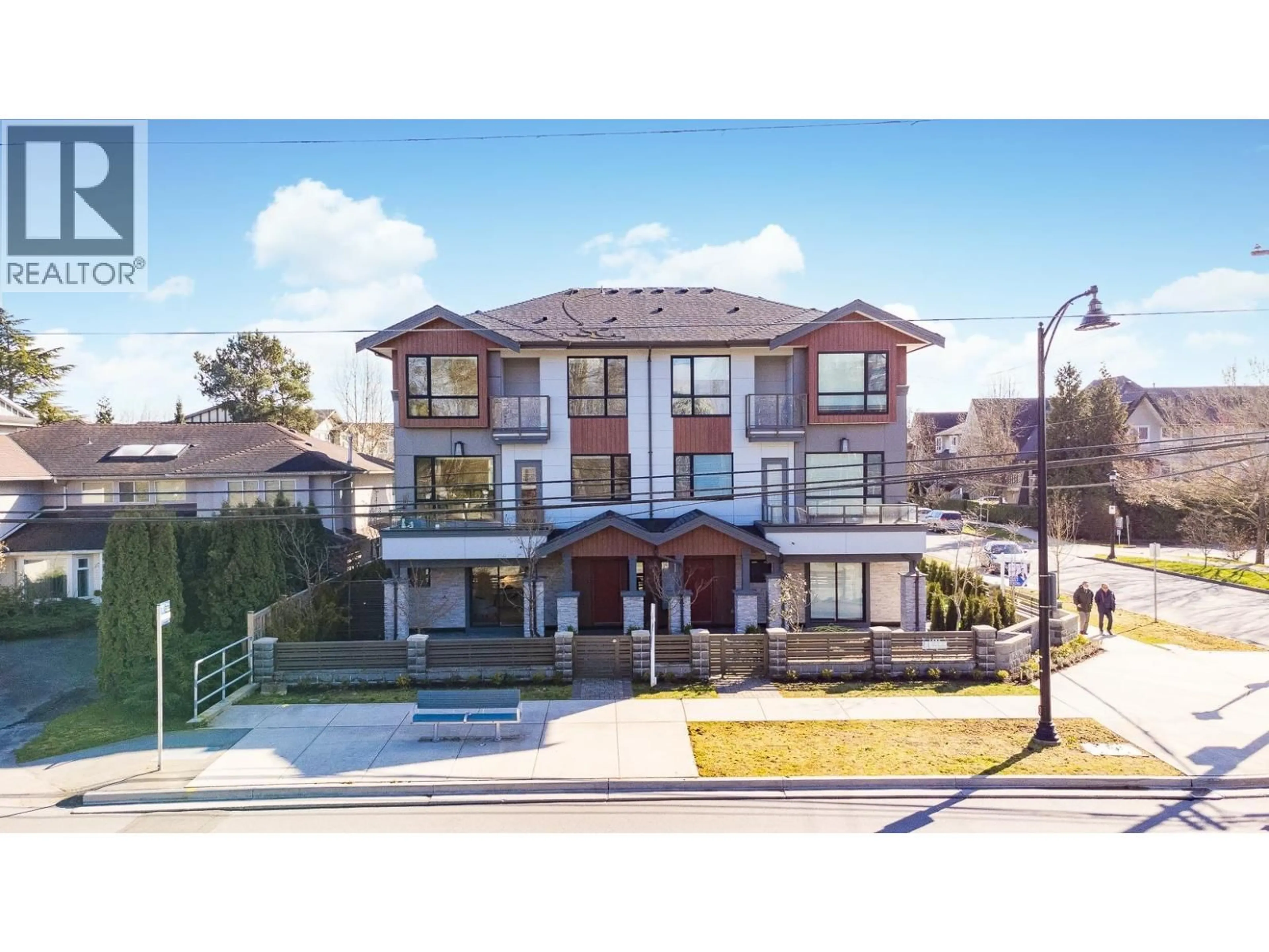 A pic from outside/outdoor area/front of a property/back of a property/a pic from drone, building for 3 - 7088 HEATHER STREET, Richmond British Columbia V6Y2P6