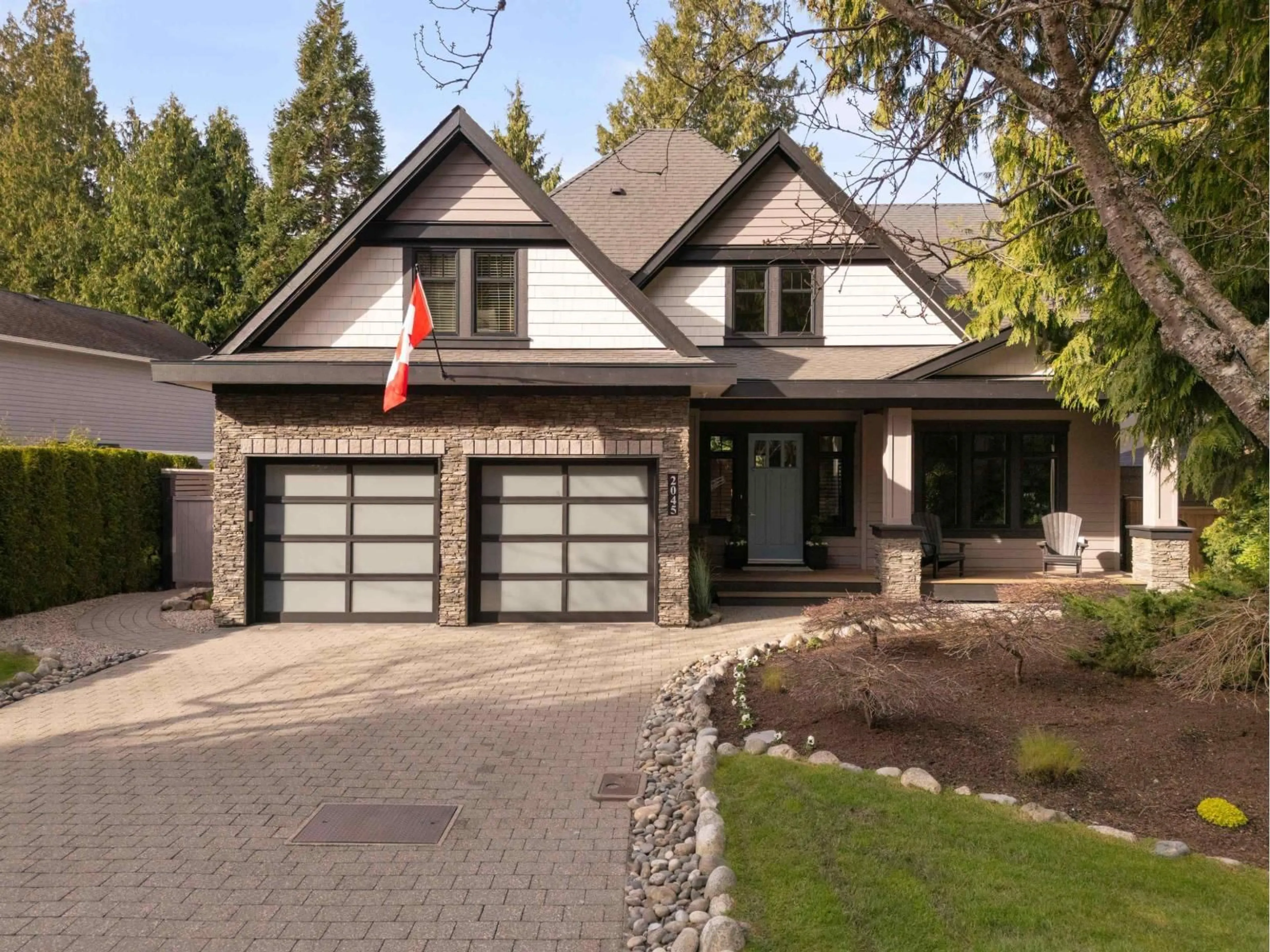 Home with brick exterior material, street for 2045 OCEAN FOREST DRIVE, Surrey British Columbia V4A6P1