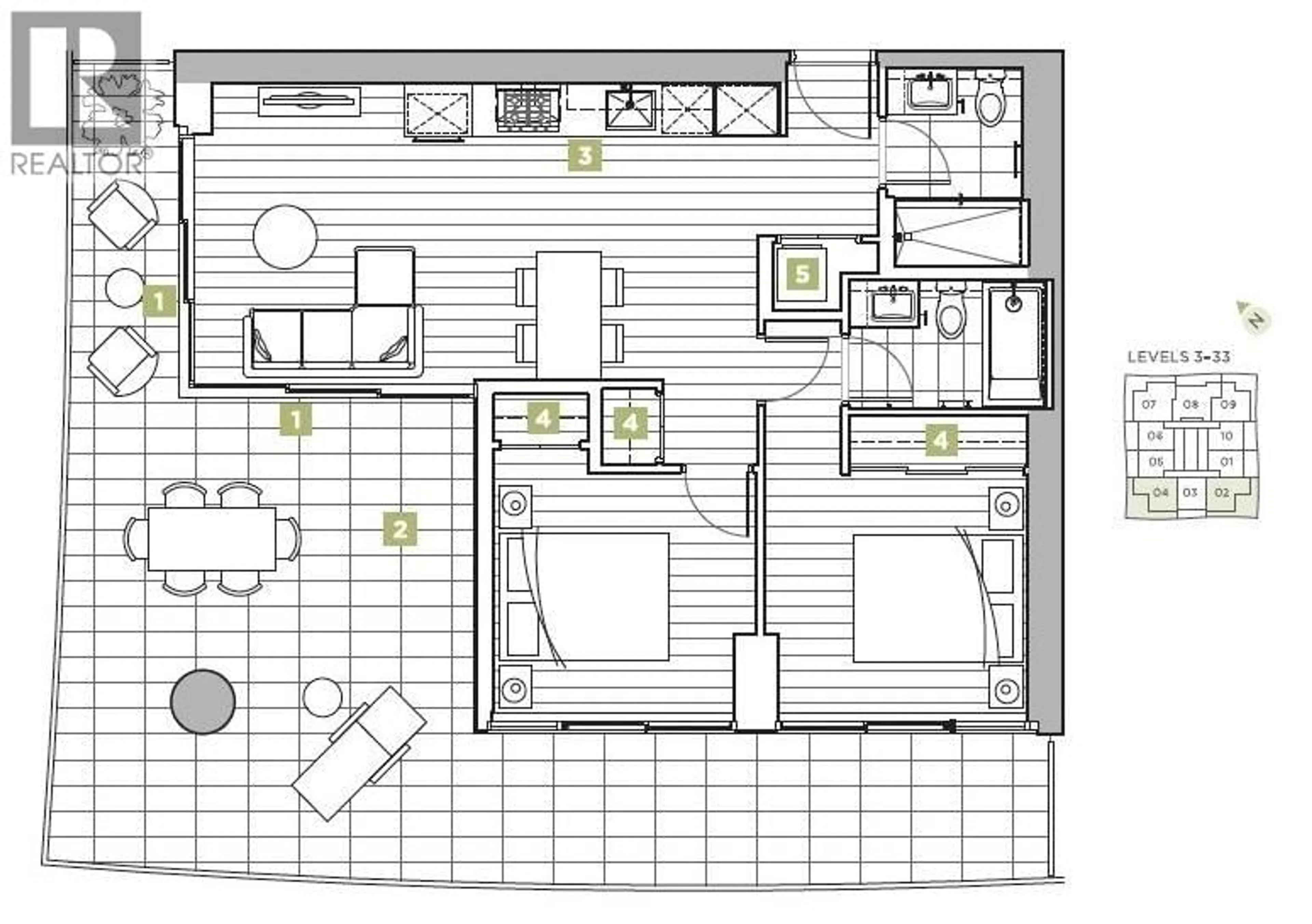 Floor plan for 2402 - 4890 LOUGHEED HIGHWAY, Burnaby British Columbia V5C0N1
