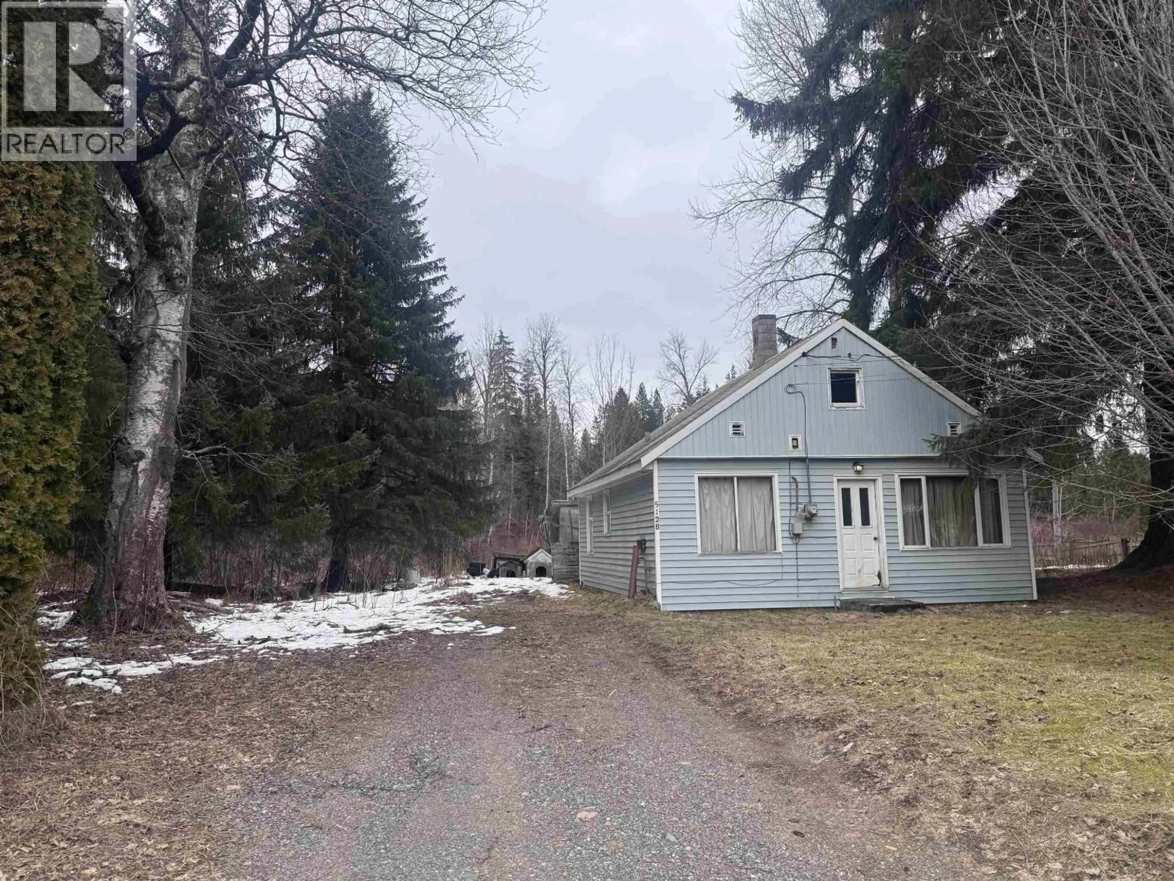 A pic from outside/outdoor area/front of a property/back of a property/a pic from drone, unknown for 5128 MEDEEK AVENUE, Terrace British Columbia V8G1E1