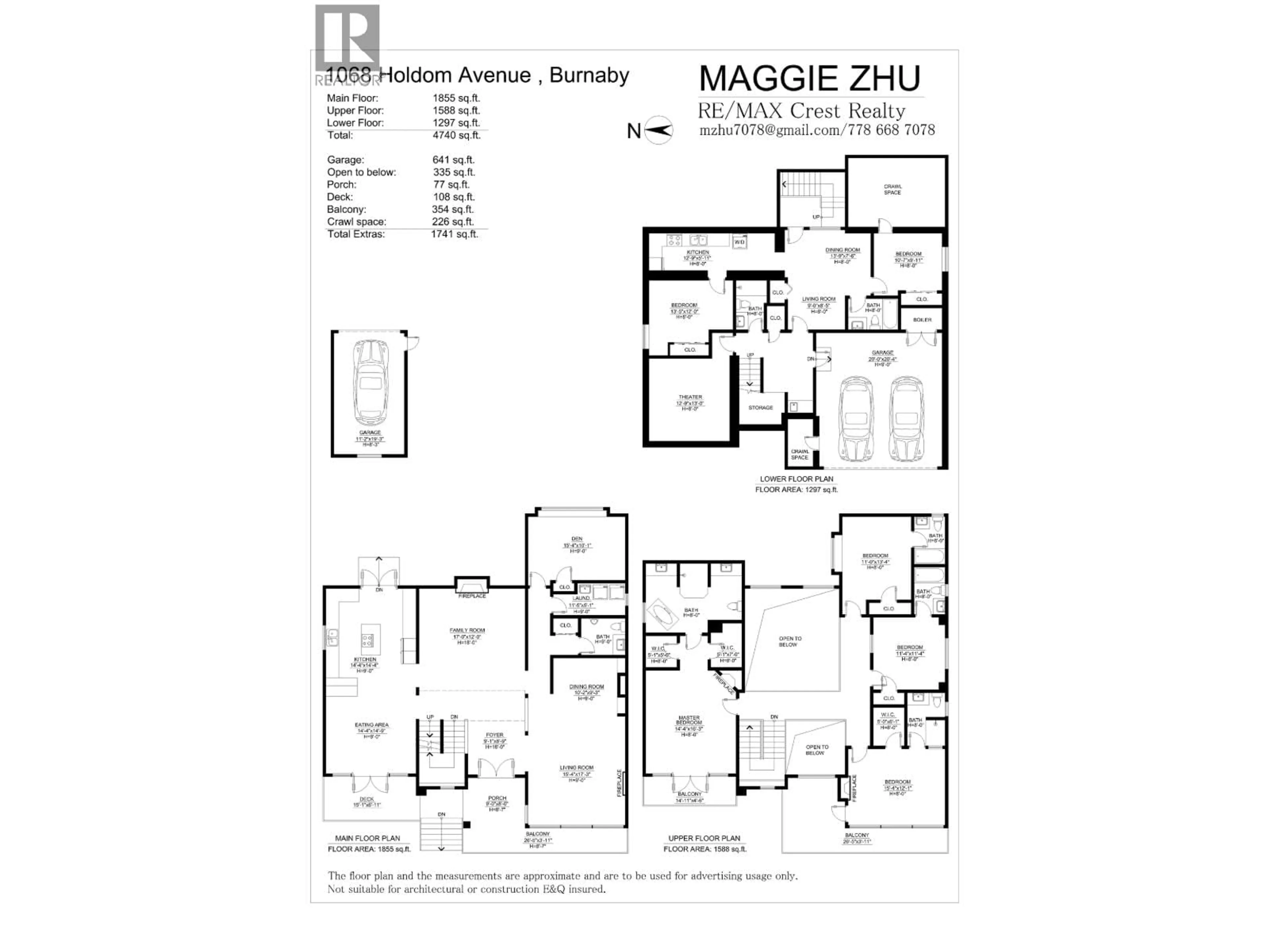 Floor plan for 1068 HOLDOM AVENUE, Burnaby British Columbia V5B3V6