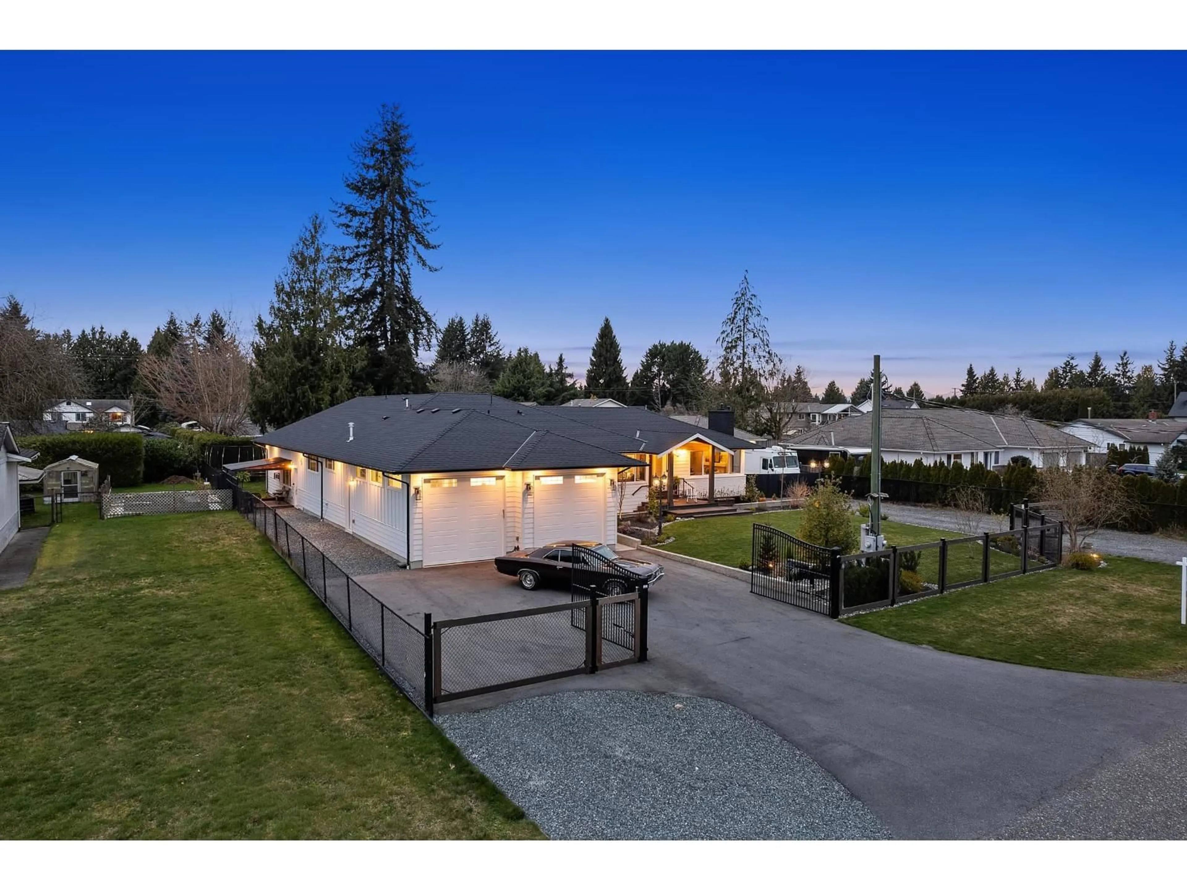 A pic from outside/outdoor area/front of a property/back of a property/a pic from drone, unknown for 5757 246 STREET, Langley British Columbia V2Z1H1