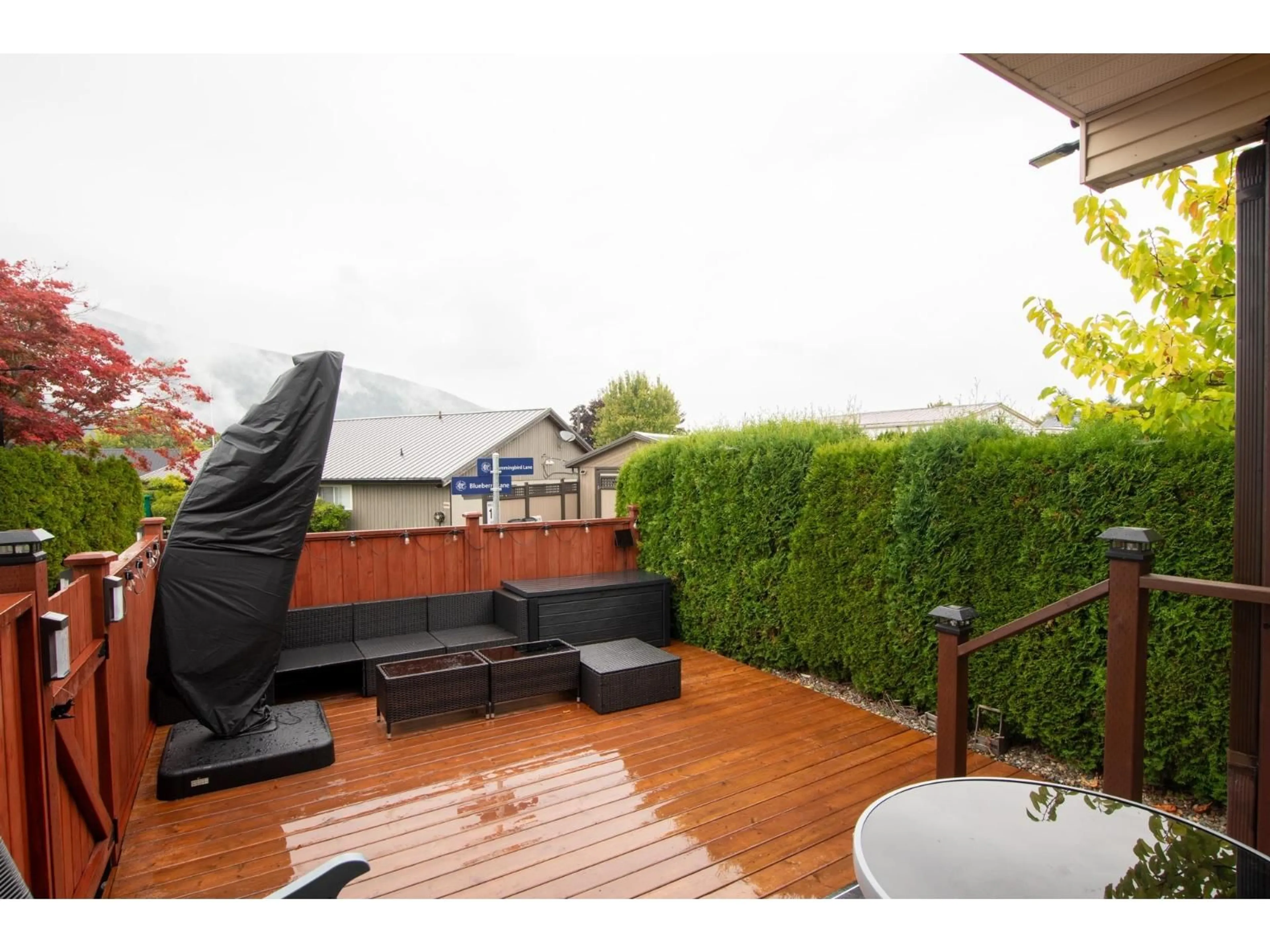 Patio, water/lake/river/ocean view for 15 - 1436 FROST ROAD, Chilliwack British Columbia V2R4X8