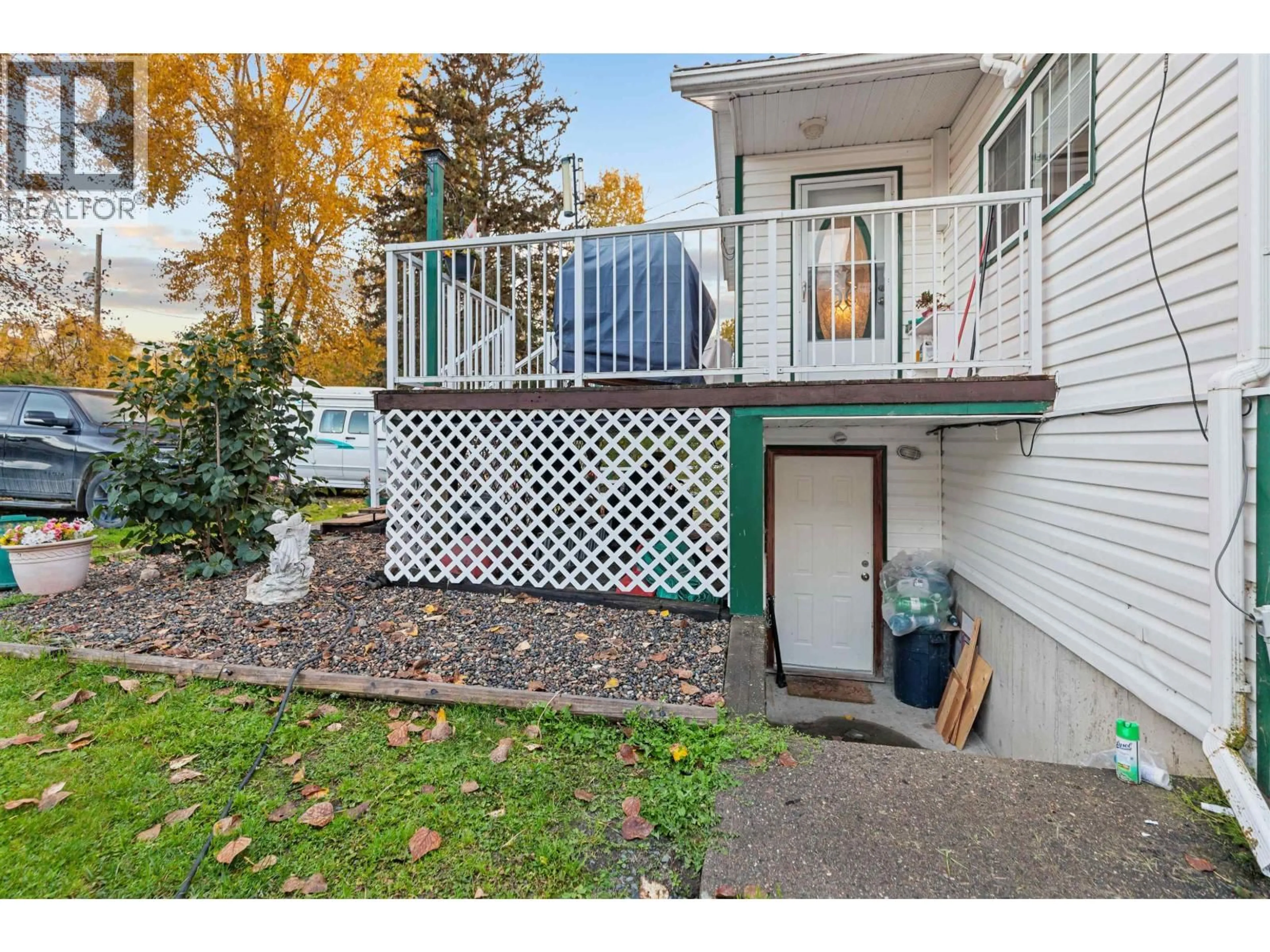 Home with vinyl exterior material, street for 7945 SHELLEY TOWNSITE ROAD, Prince George British Columbia V2K5X7