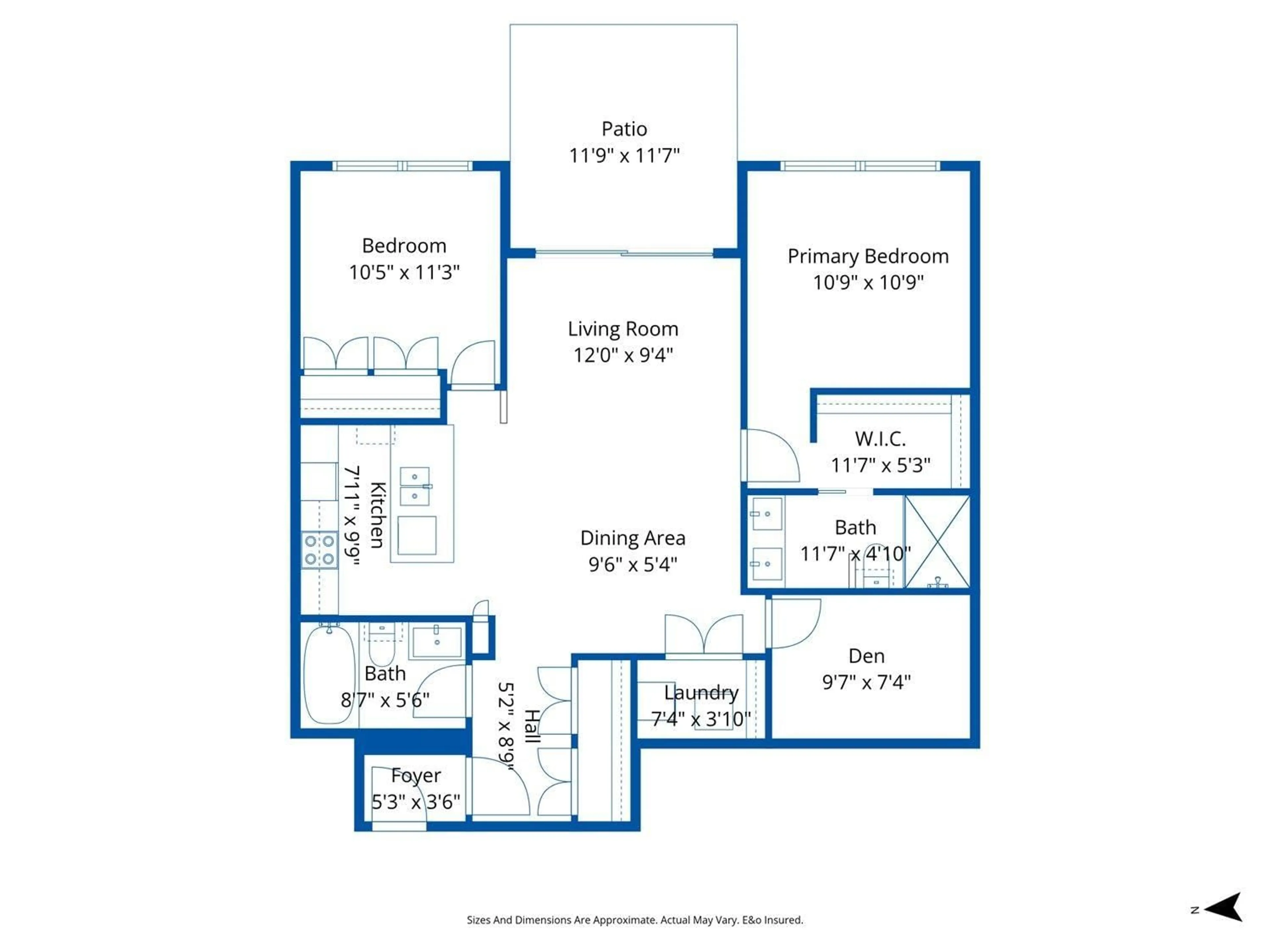 Floor plan for 102 - 32838 LANDEAU PLACE, Abbotsford British Columbia V2S0M6