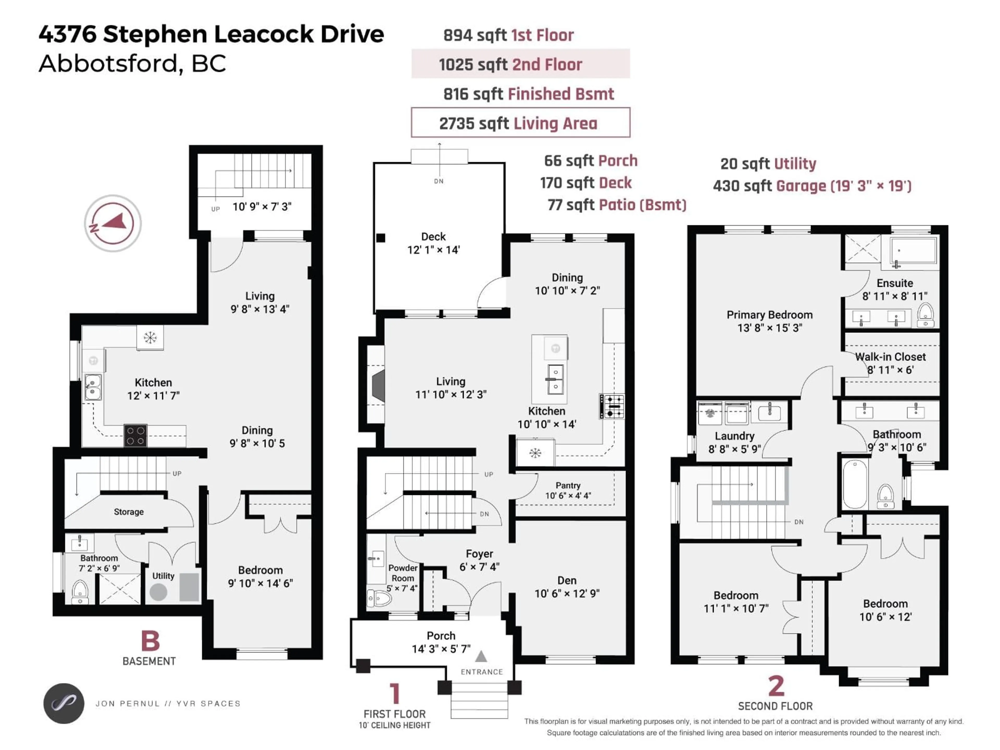 Floor plan for 4376 STEPHEN LEACOCK DRIVE, Abbotsford British Columbia V3G0G1