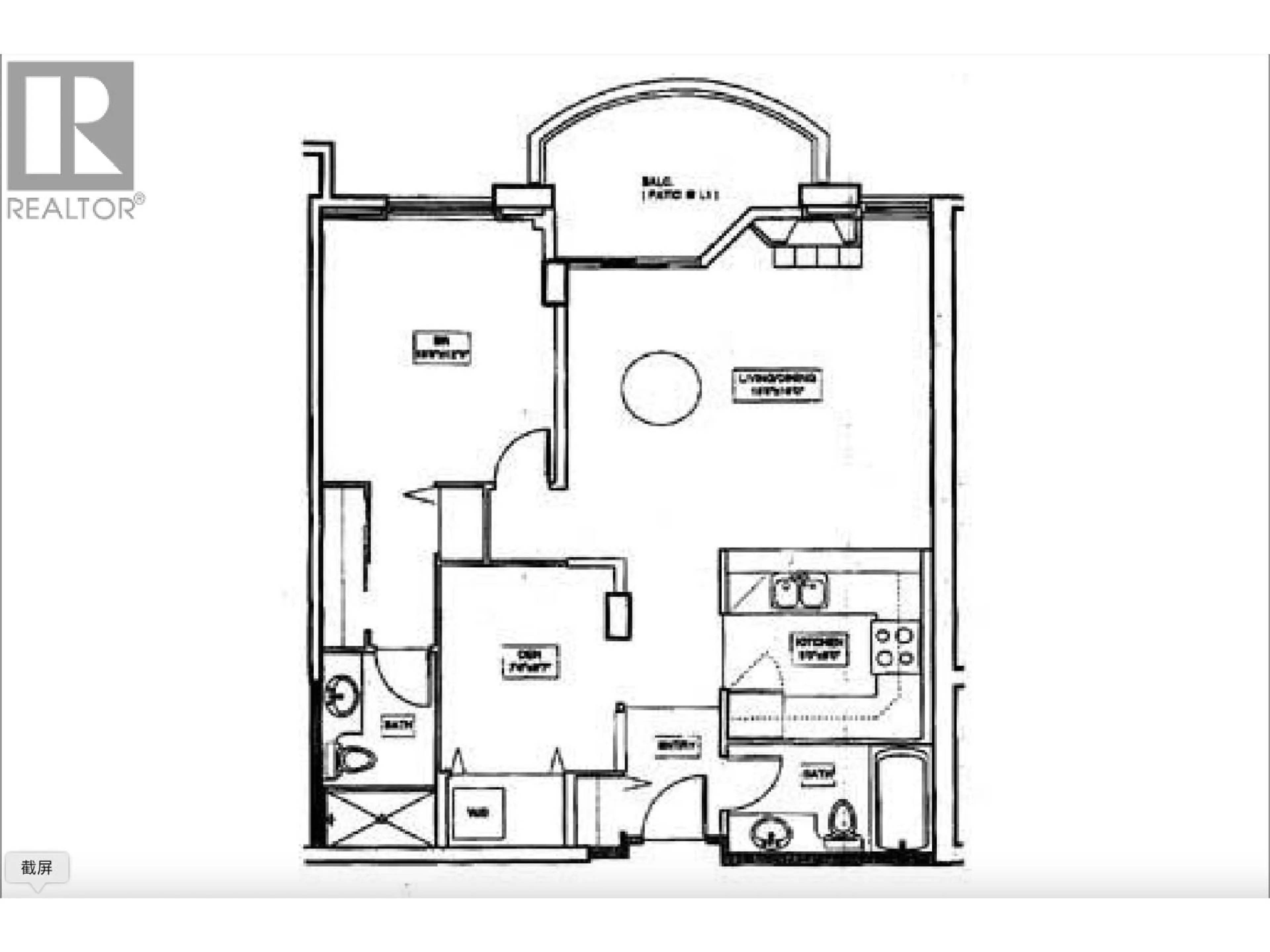 Floor plan for 302 - 7080 ST. ALBANS ROAD, Richmond British Columbia V6Y4E6