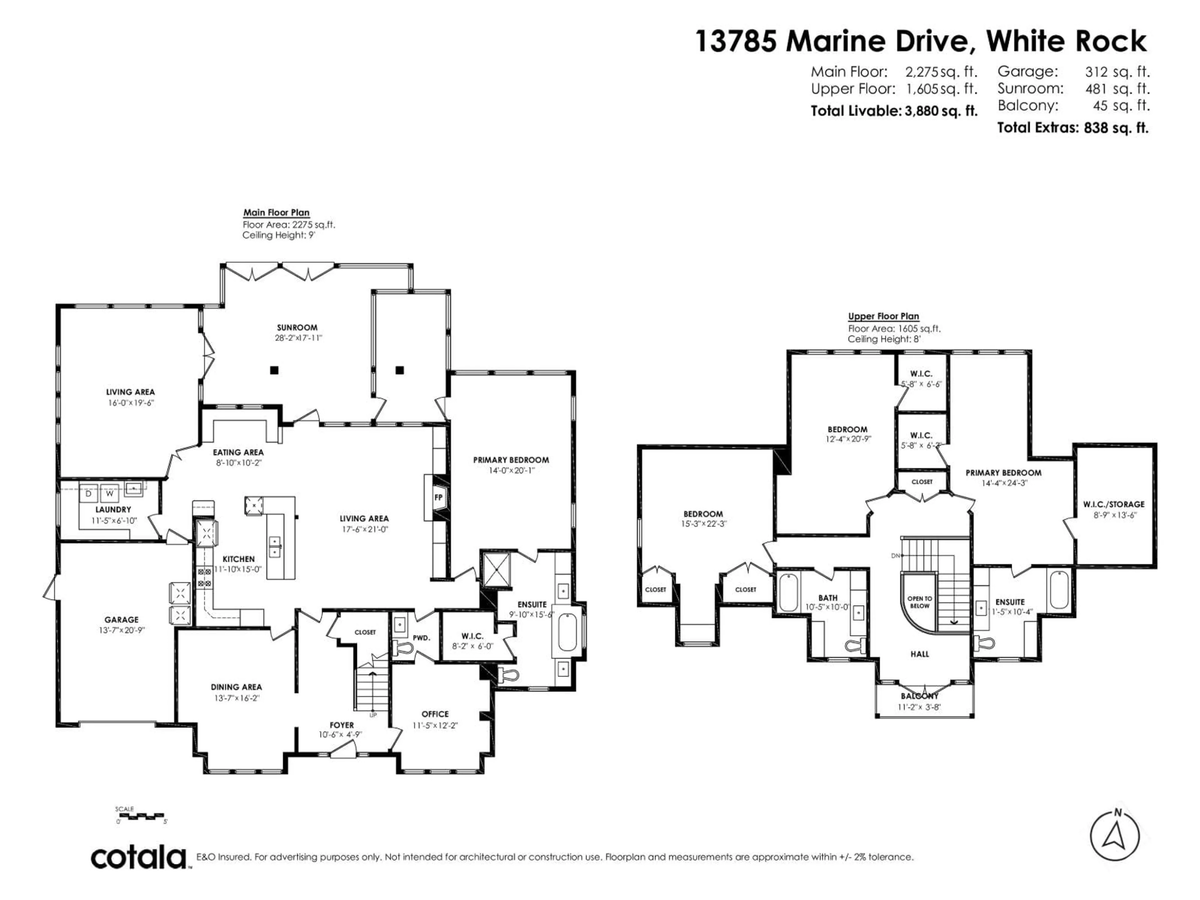 Floor plan for 13785 MARINE DRIVE, White Rock British Columbia V4B1A3
