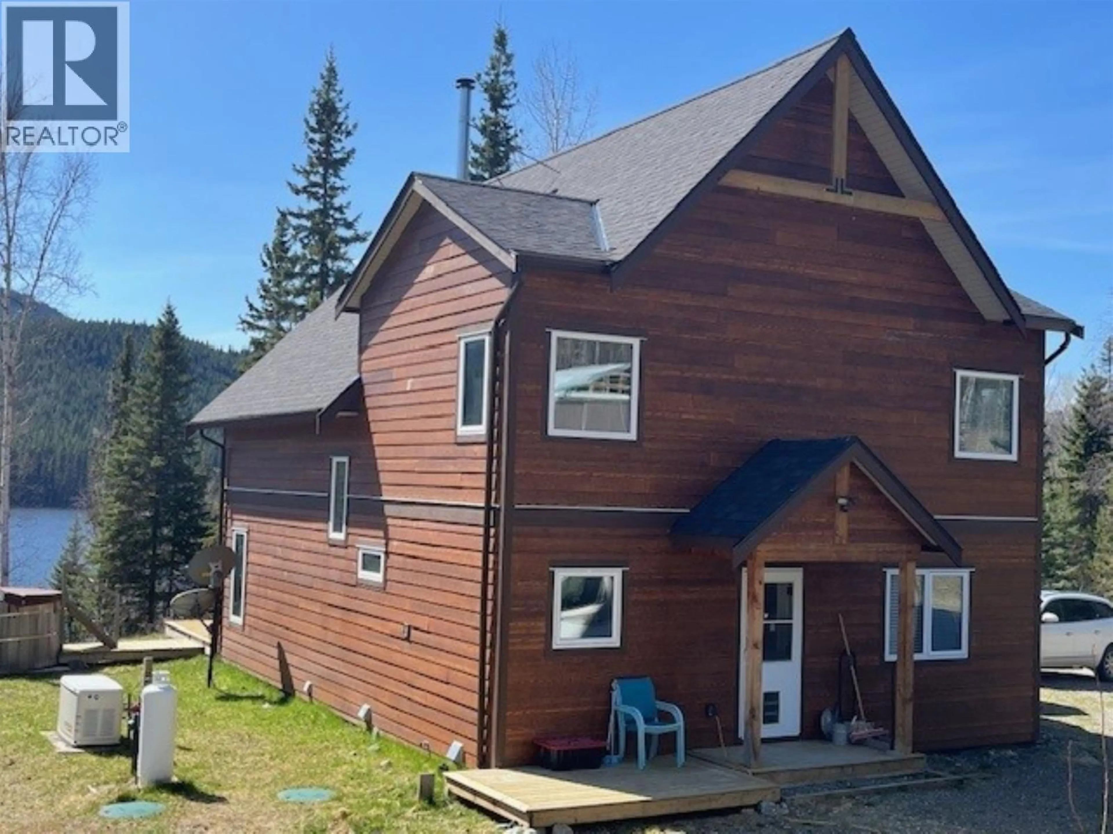 A pic from outside/outdoor area/front of a property/back of a property/a pic from drone, unknown for 2644 EAGLE CREEK ROAD, Canim Lake British Columbia V0K1L0