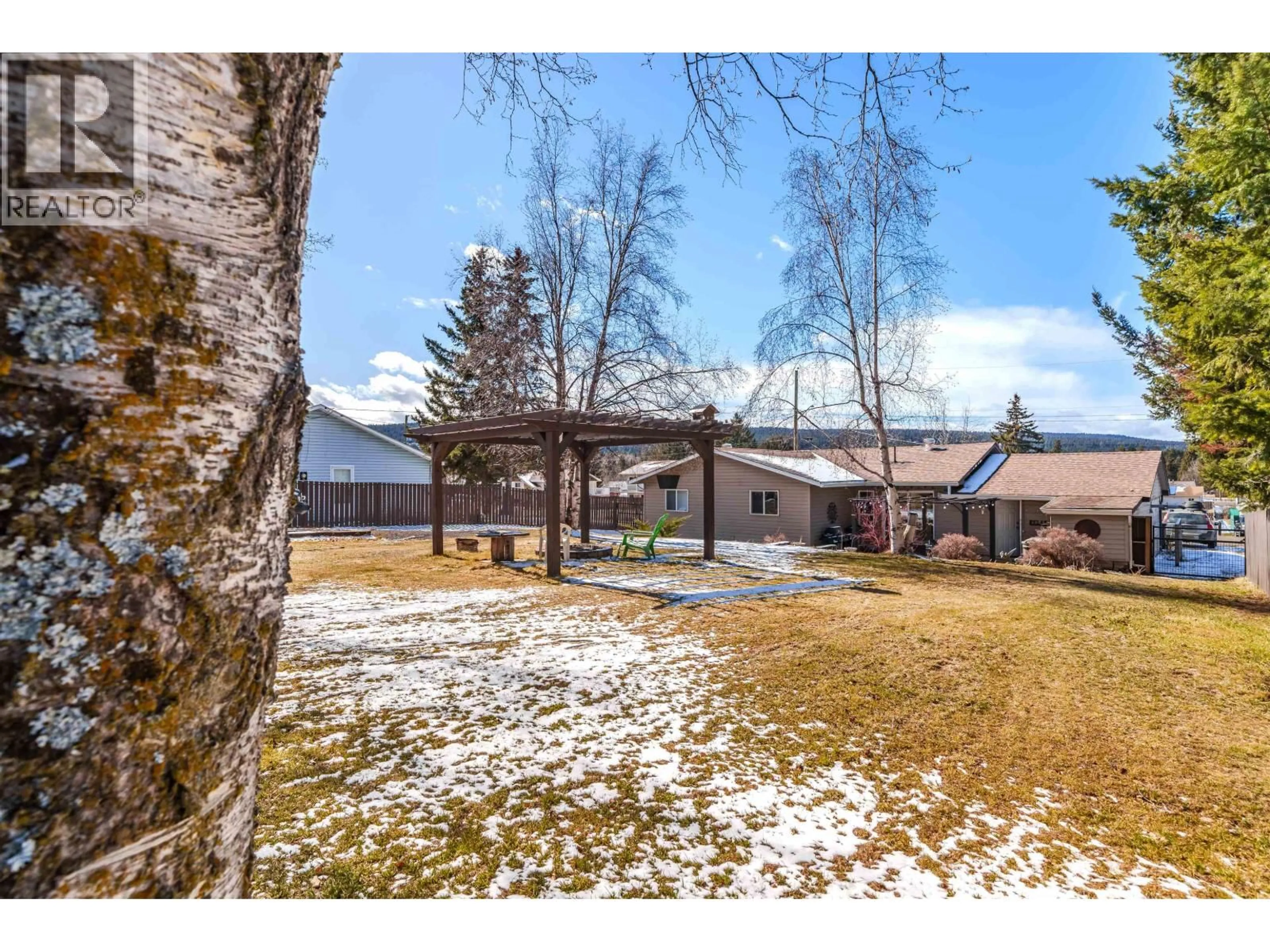 A pic from outside/outdoor area/front of a property/back of a property/a pic from drone, mountain view for 236 BLACKSTOCK ROAD, 100 Mile House British Columbia V0K2E1