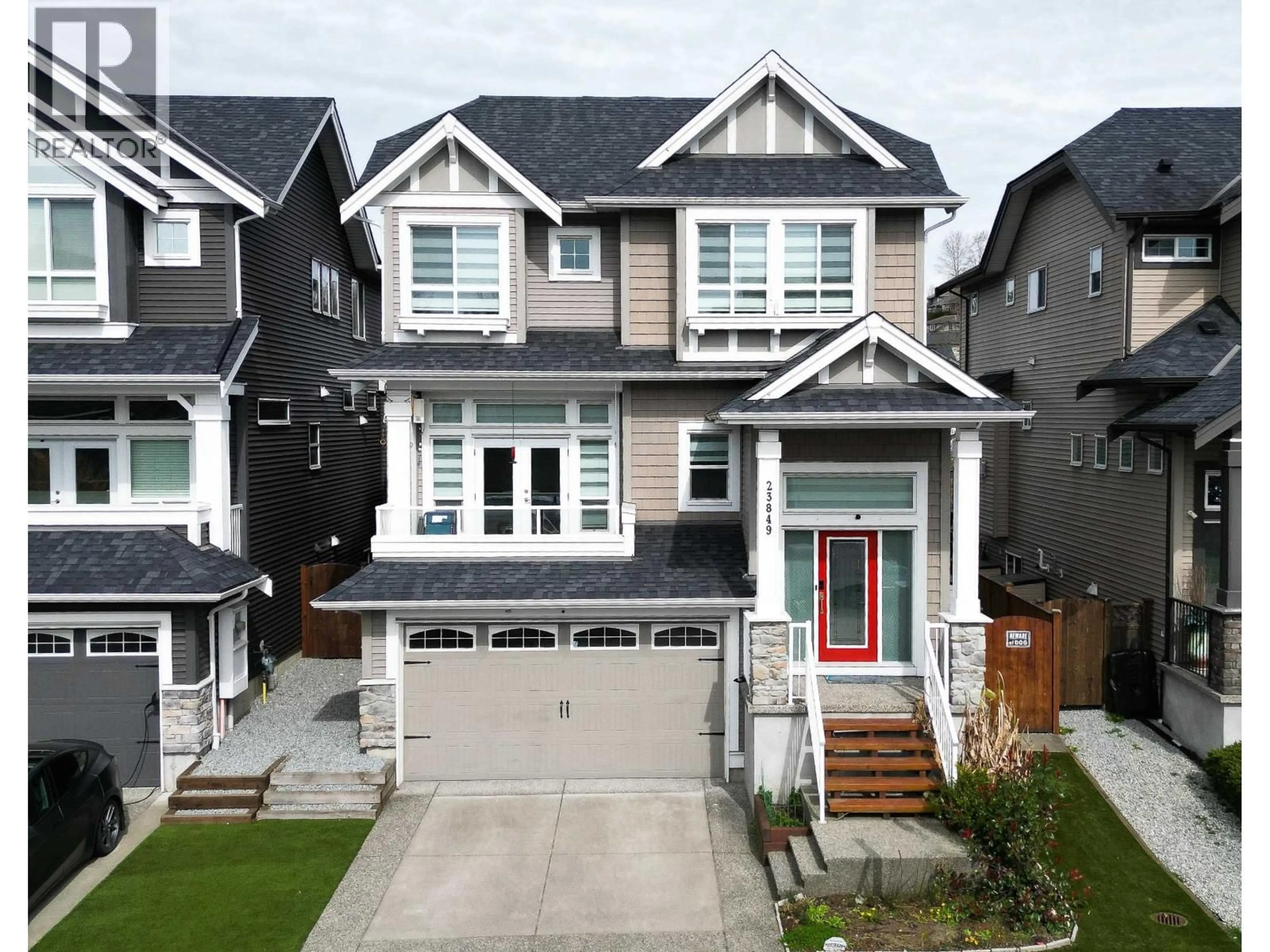 Home with vinyl exterior material, street for 23849 103A AVENUE, Maple Ridge British Columbia V3X1G1