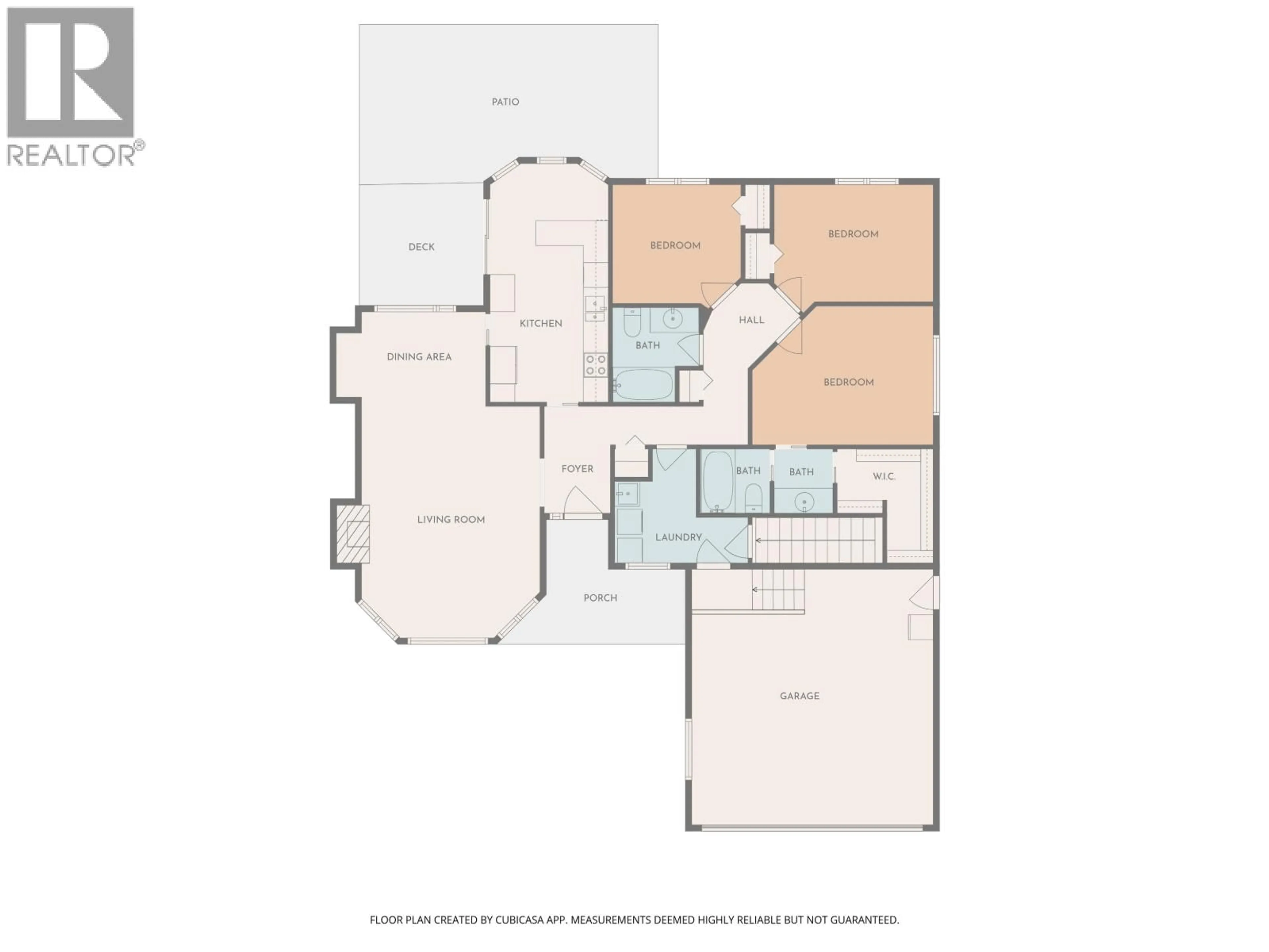 Floor plan for 6255 BERGER CRESCENT, Prince George British Columbia V2K4S9