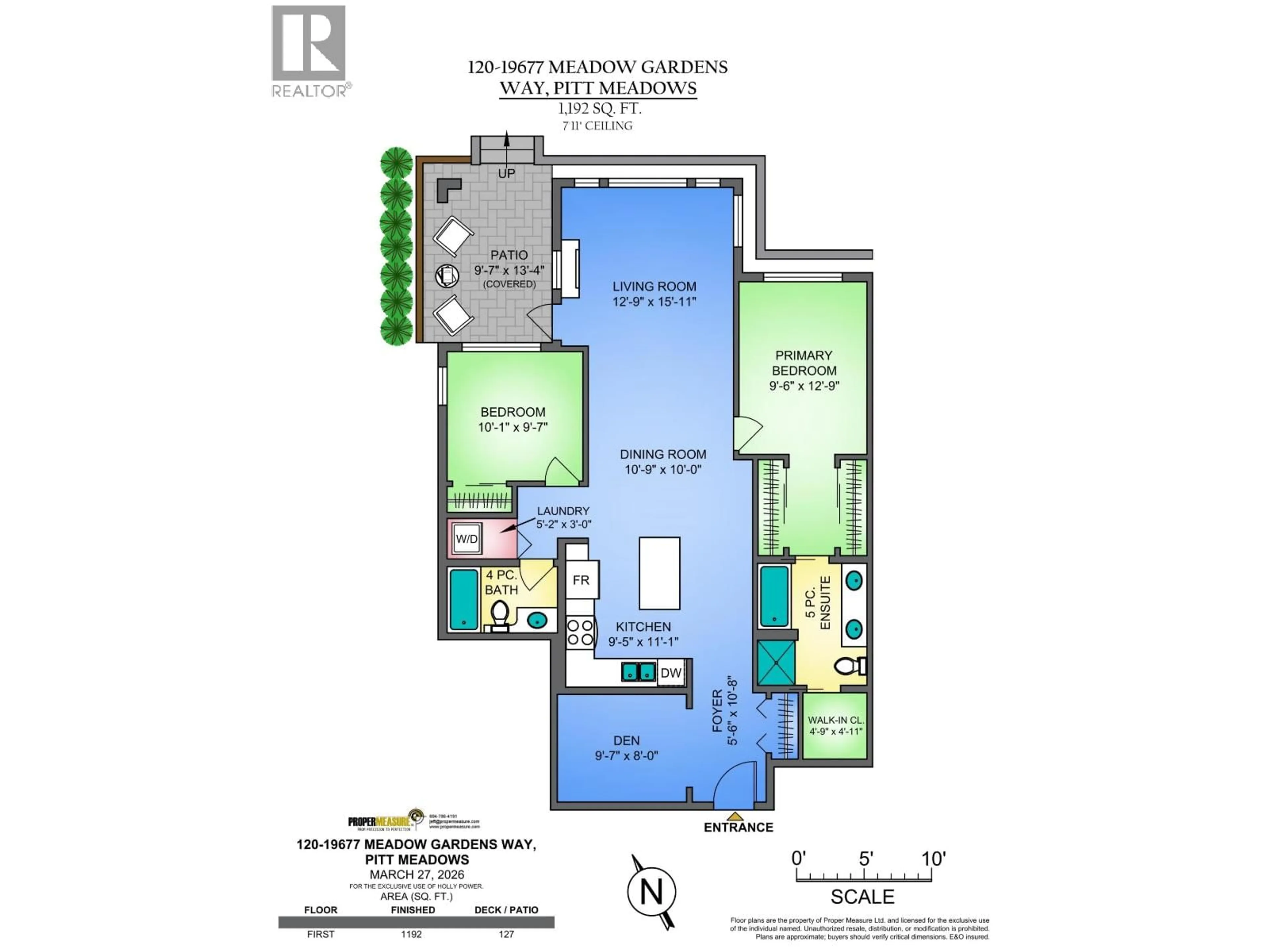 Floor plan for 120 - 19677 MEADOW GARDENS WAY, Pitt Meadows British Columbia V3Y0A2