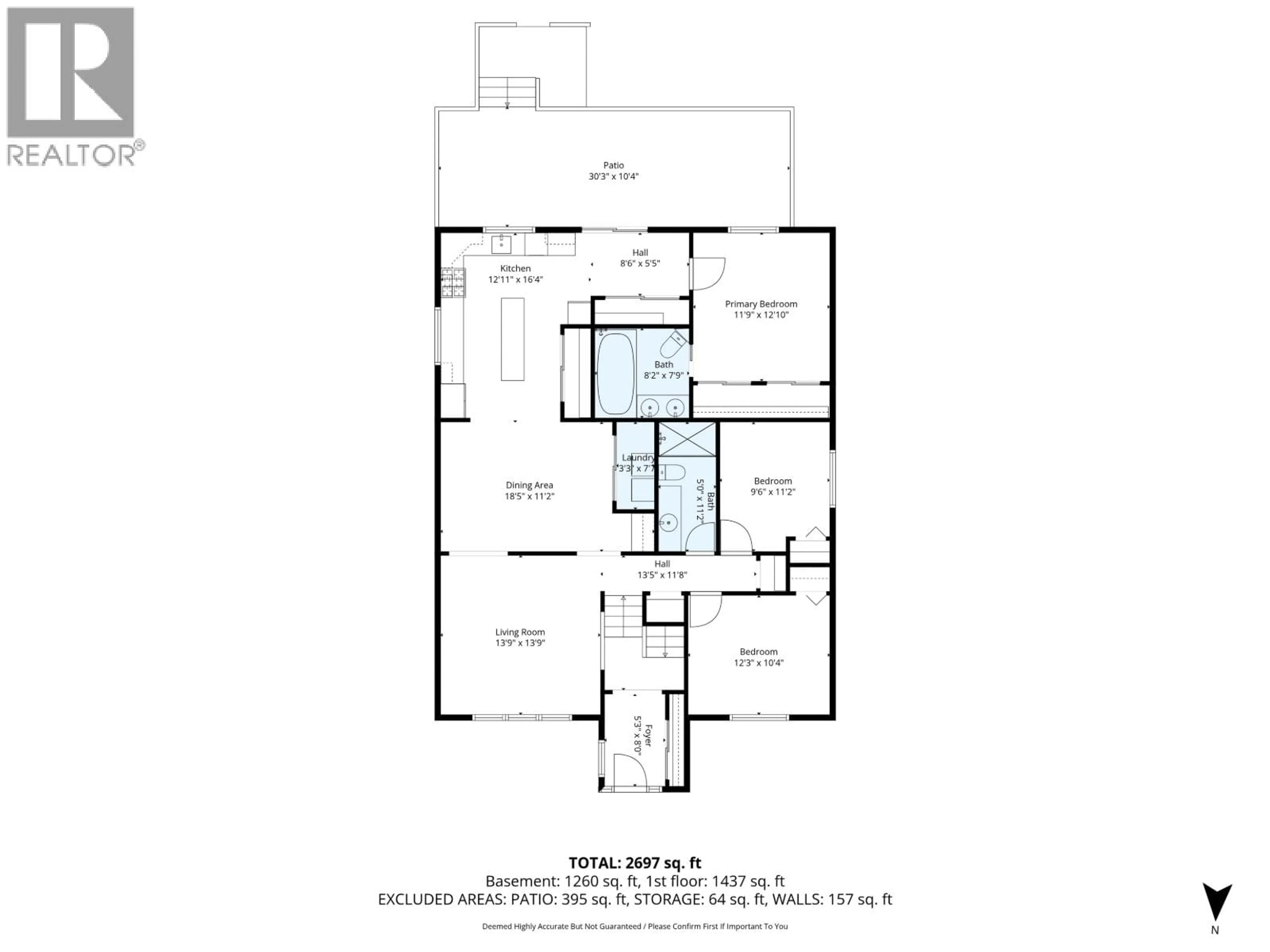 Floor plan for 7709 LEMOYNE PLACE, Prince George British Columbia V2N3N2