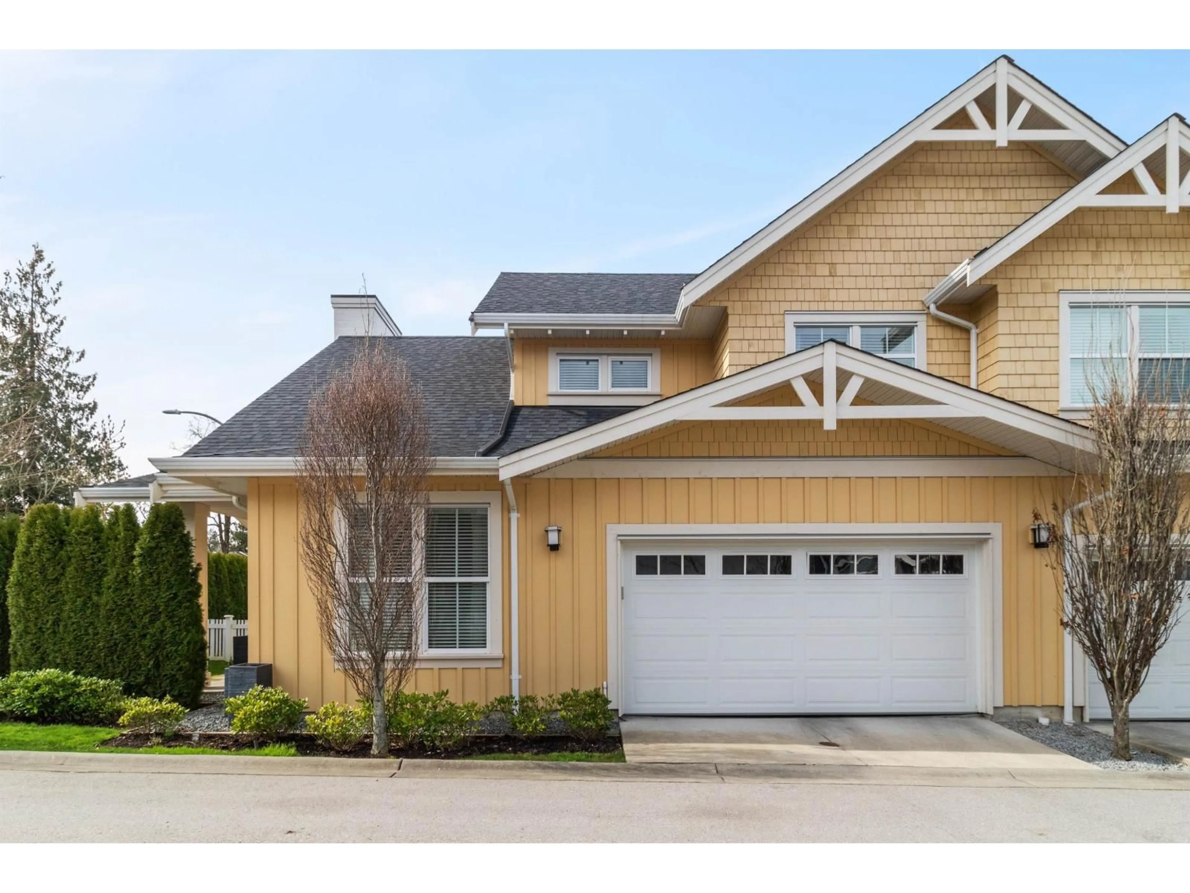 Home with vinyl exterior material, street for 48 - 22057 49 AVENUE, Langley British Columbia V3A0J4