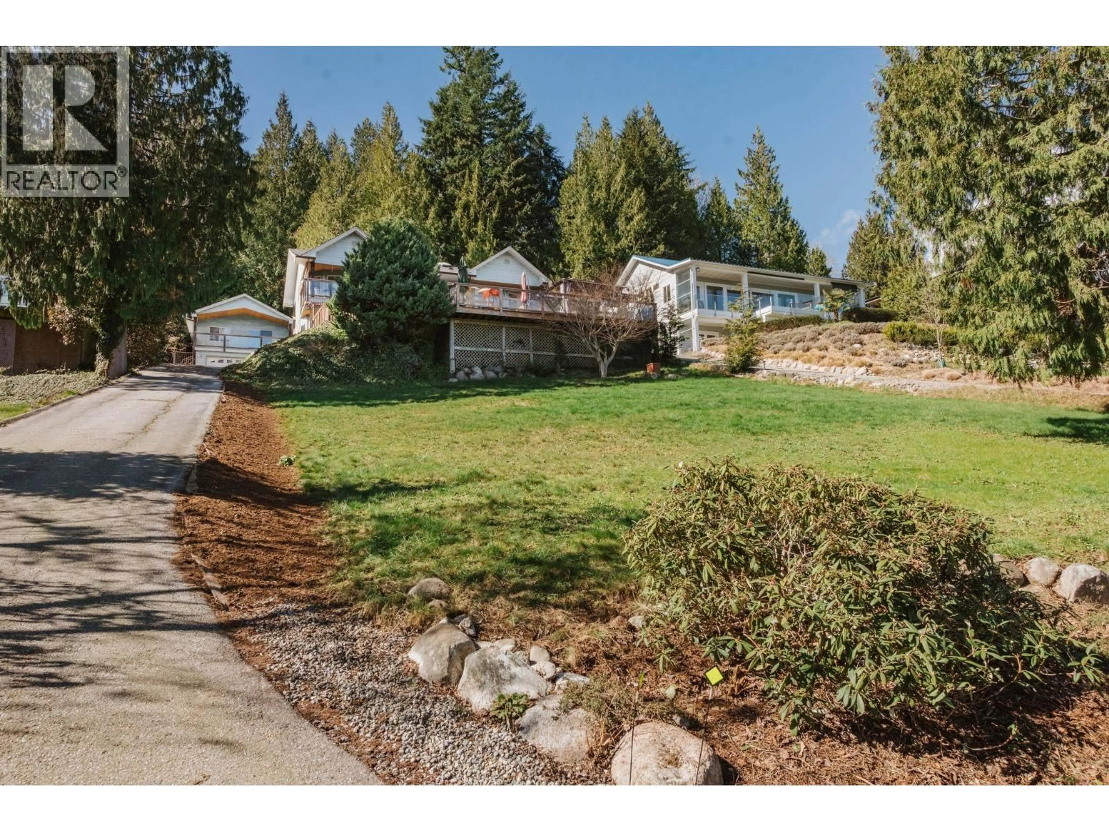 A pic from outside/outdoor area/front of a property/back of a property/a pic from drone, mountain view for 1205 ST ANDREWS ROAD, Gibsons British Columbia V0N1V1