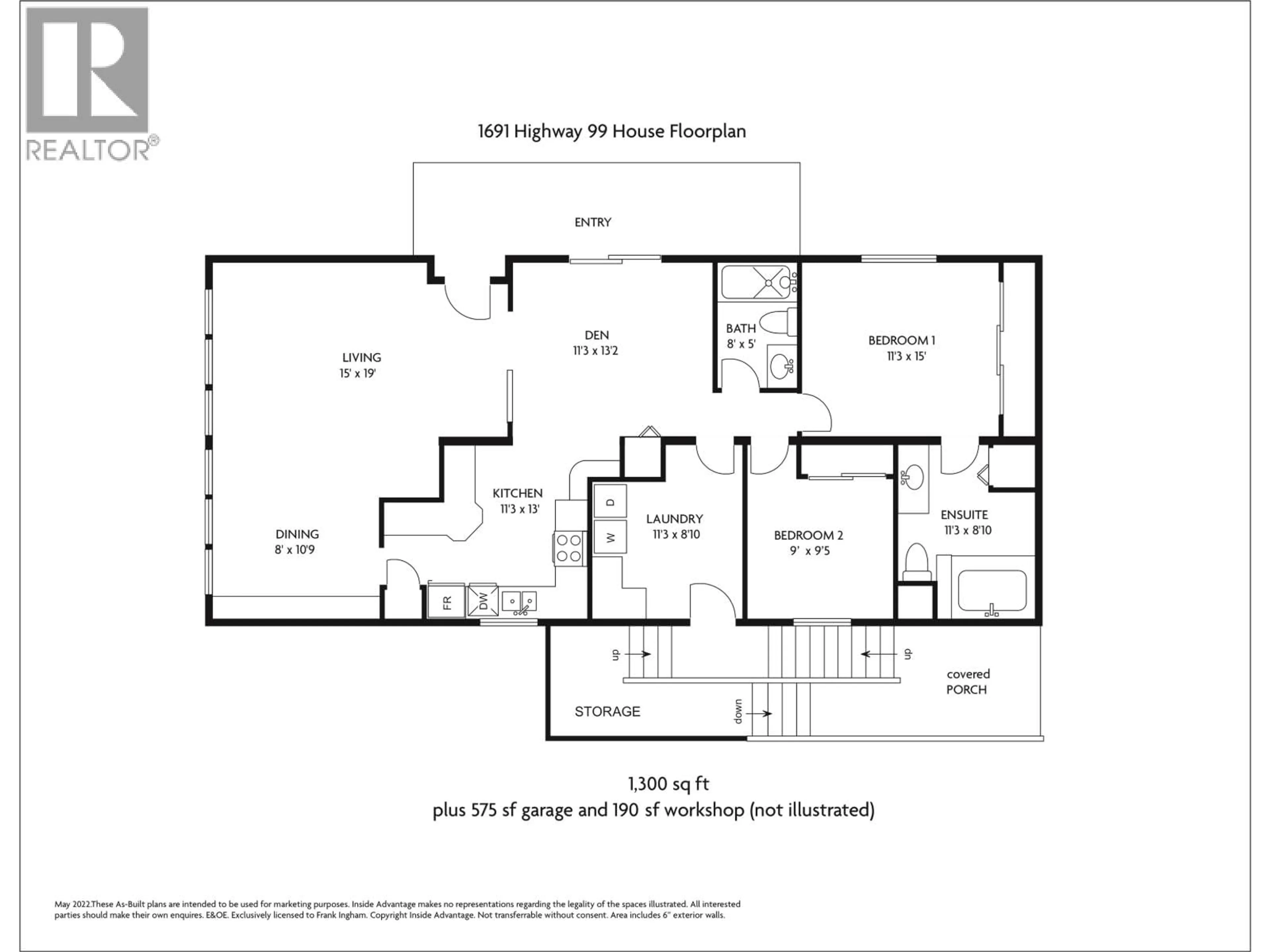 Floor plan for 1691 HIGHWAY 99, Pemberton British Columbia V0N2L0
