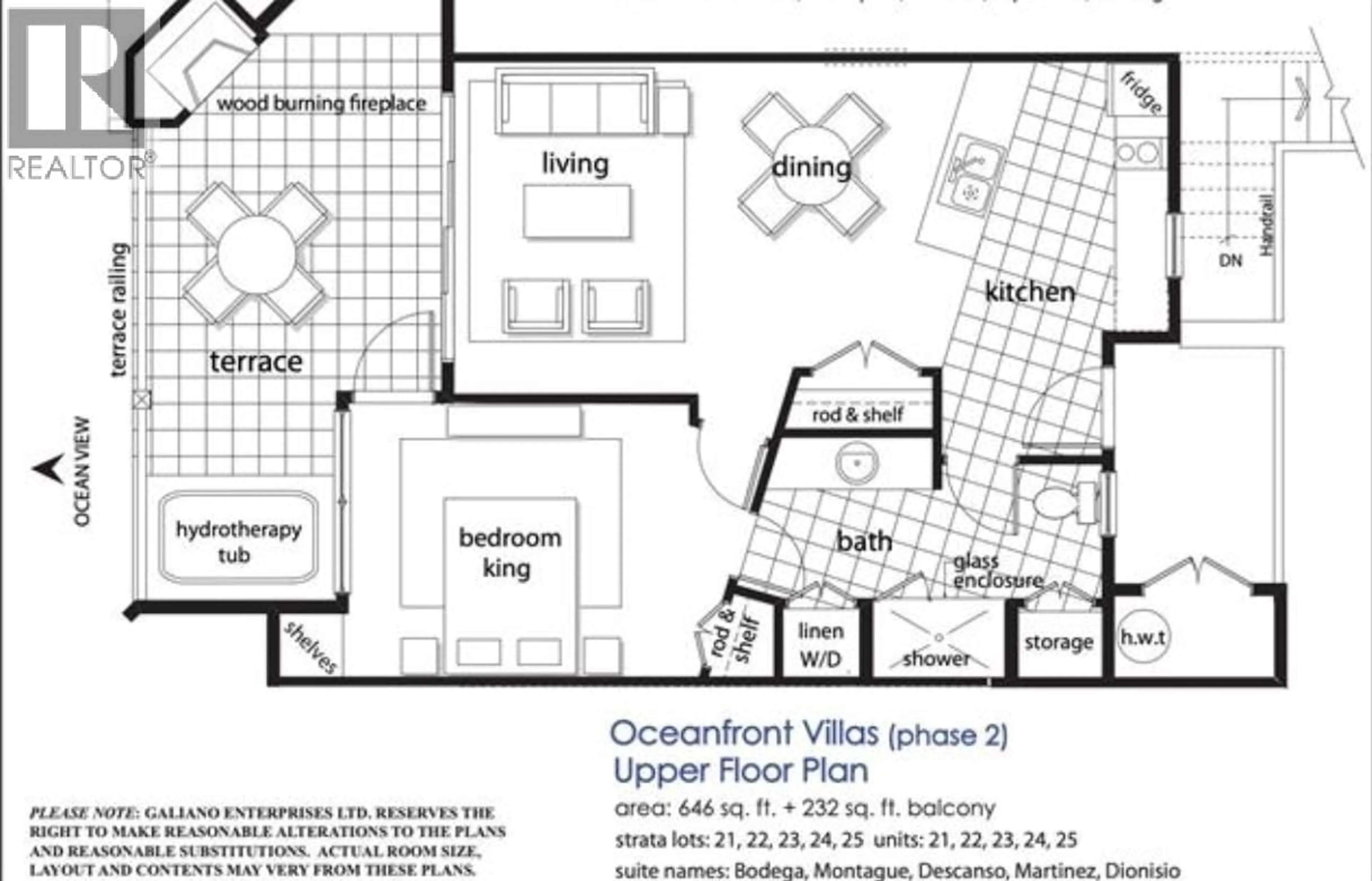 Floor plan for 23B - 134 MADRONA ROAD, Galiano Island British Columbia V0N1P0