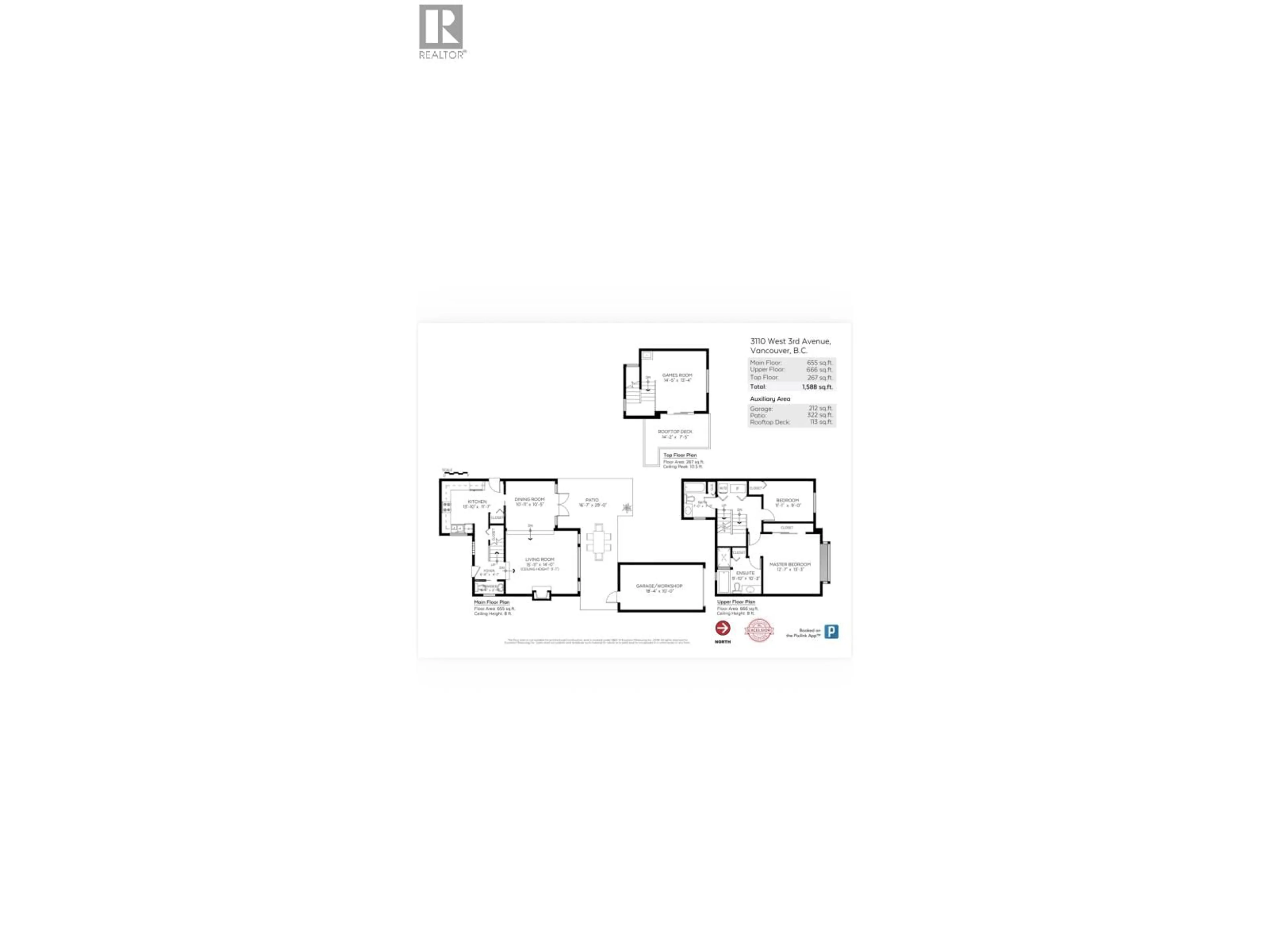 Floor plan for 3110 3 AVENUE, Vancouver British Columbia V6K1N3