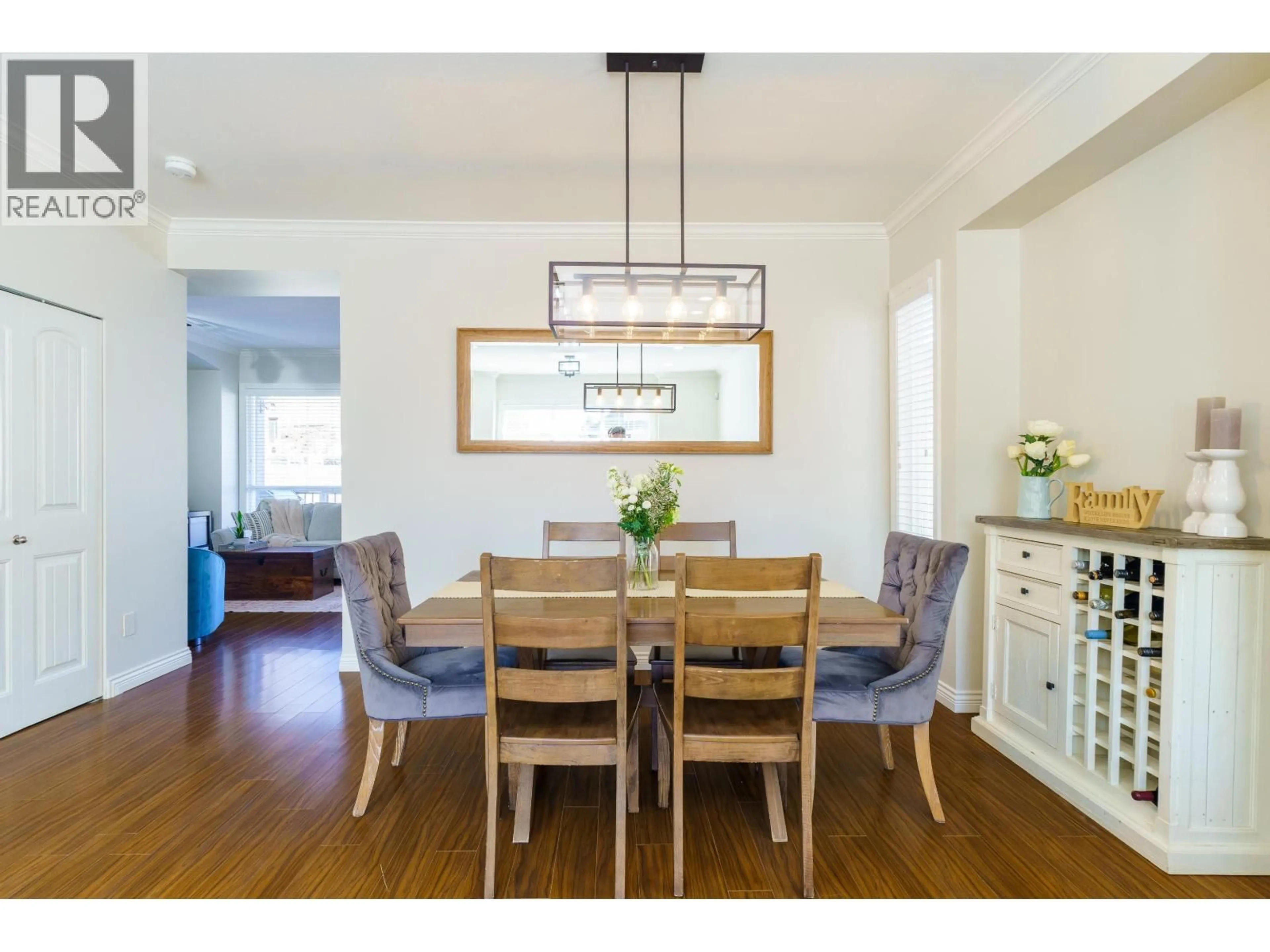 Dining room, wood/laminate floor for 19131 118B AVENUE, Pitt Meadows British Columbia V3Y0A4