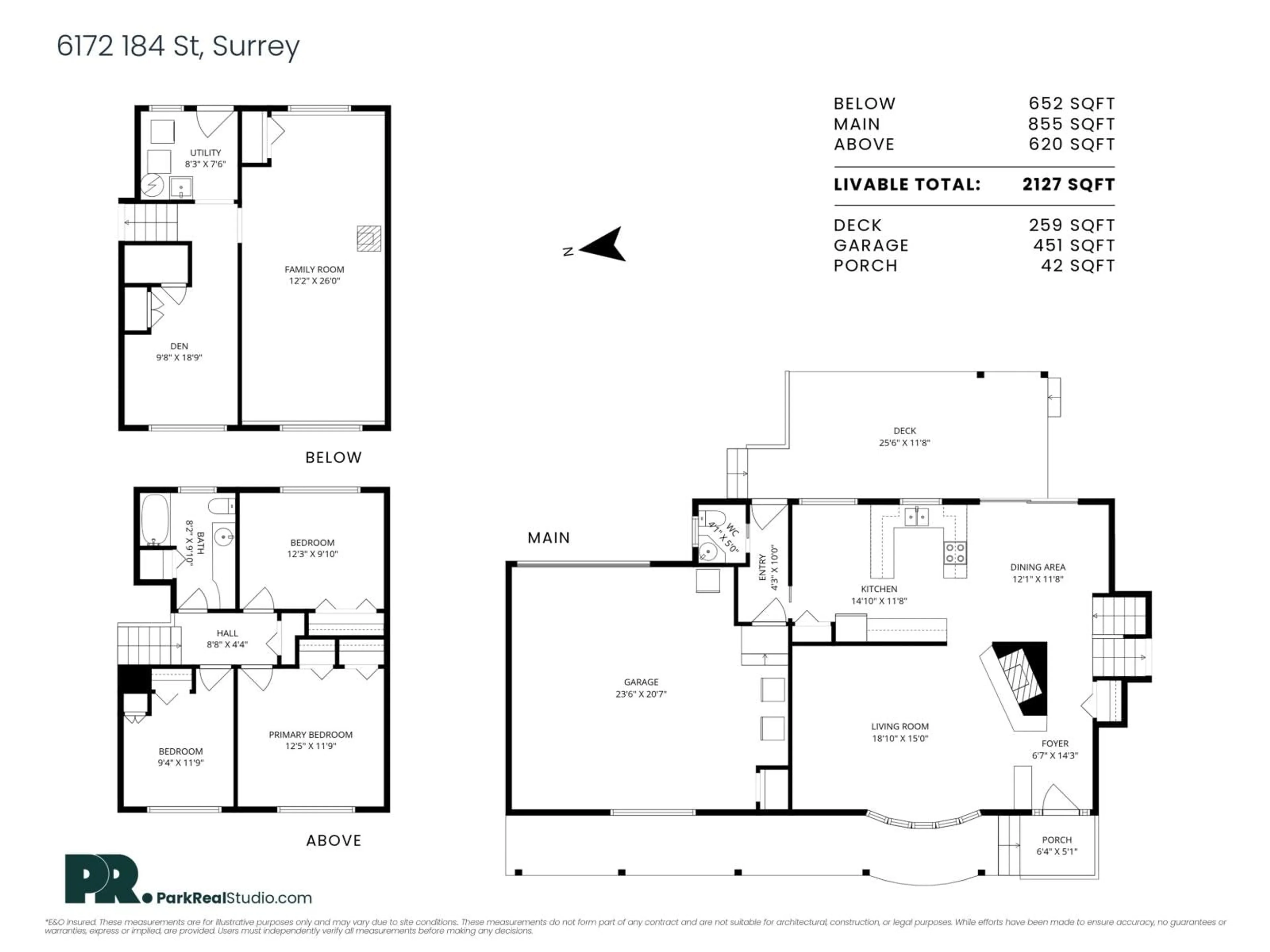 Floor plan for 6172 184 STREET, Surrey British Columbia V3S9E6