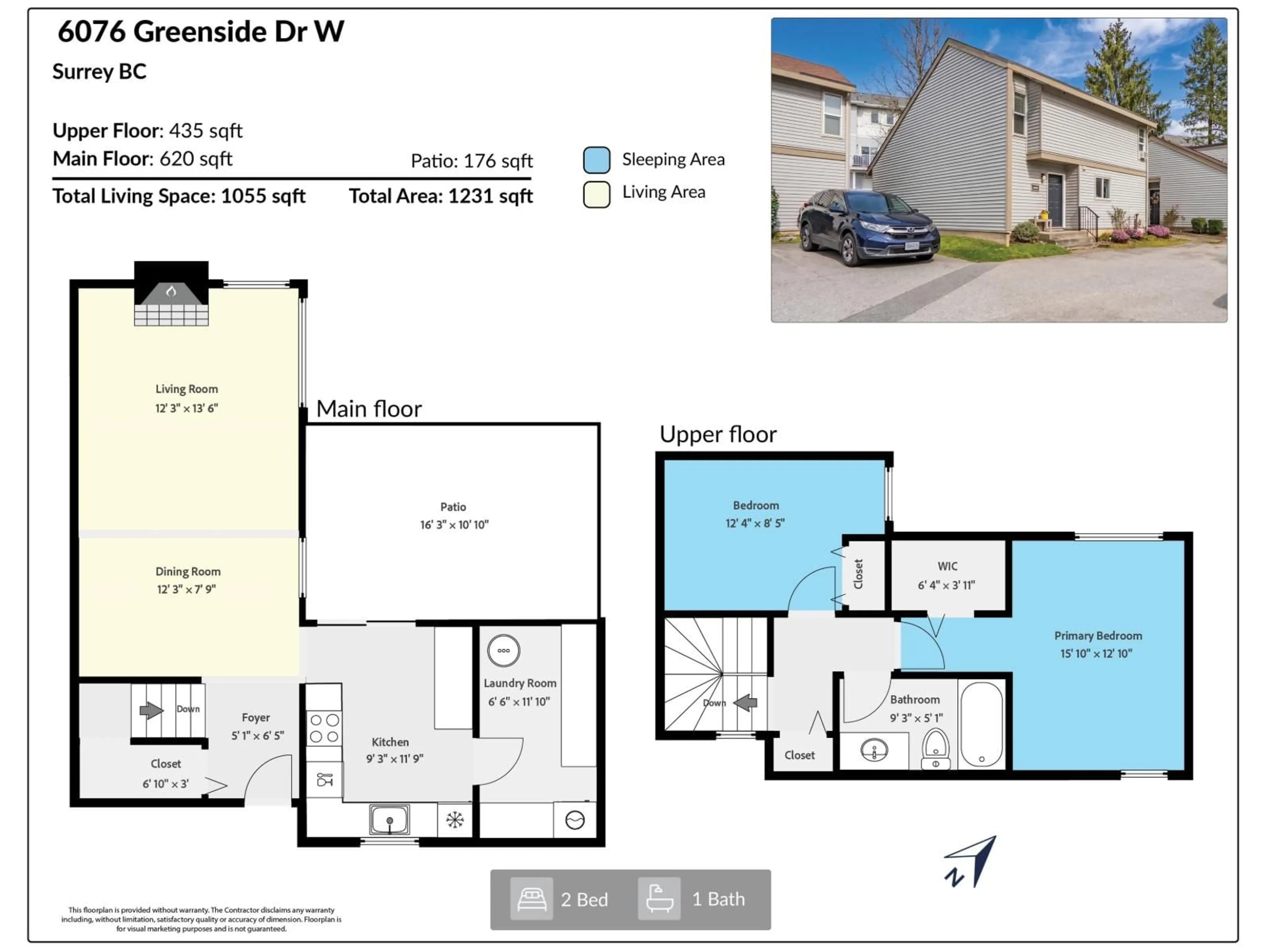Floor plan for 6076 GREENSIDE DRIVE WEST, Surrey British Columbia V3S5M8