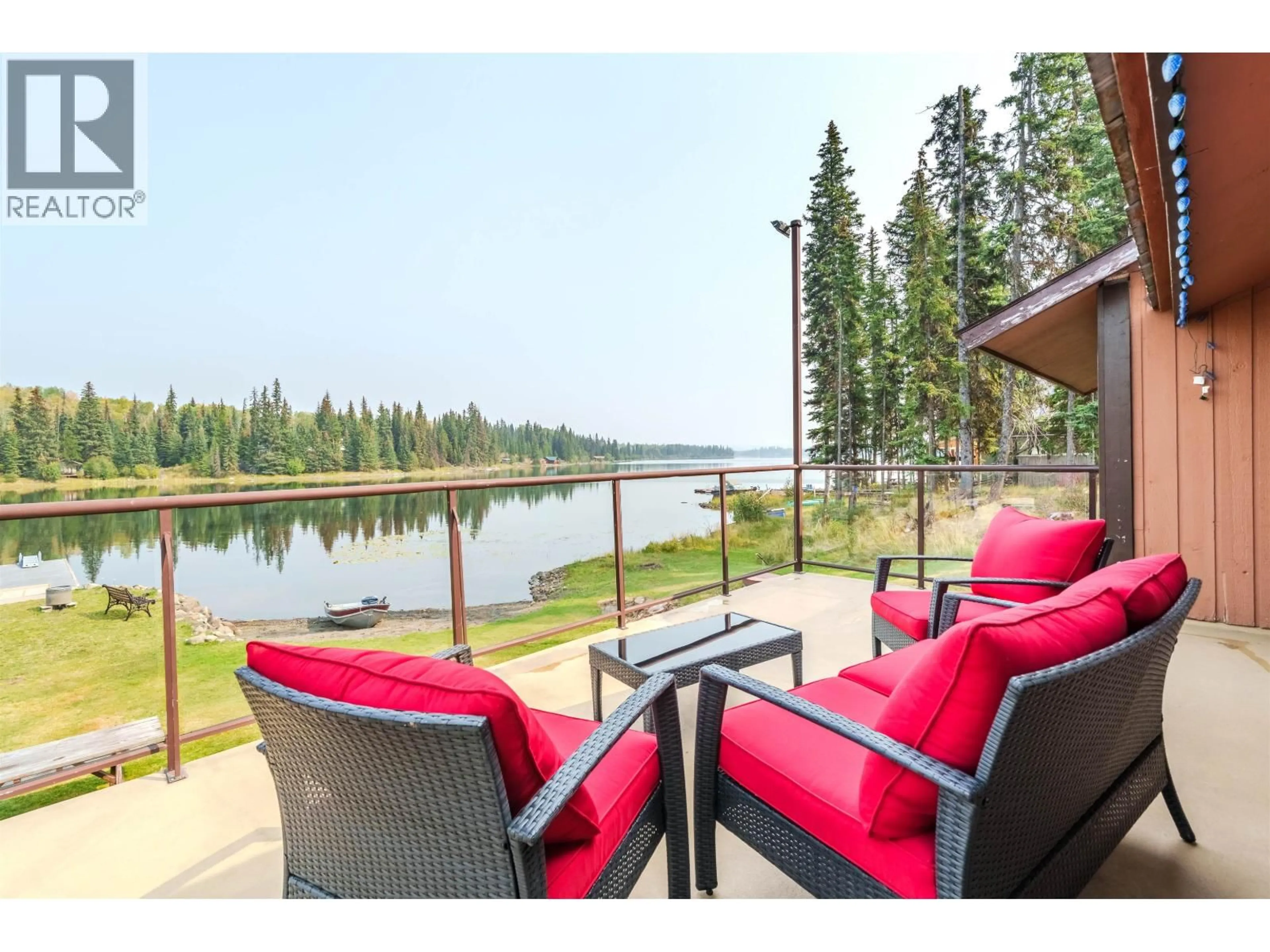 Patio, water/lake/river/ocean view for 7177 NATH ROAD, Bridge Lake British Columbia V0K1X1