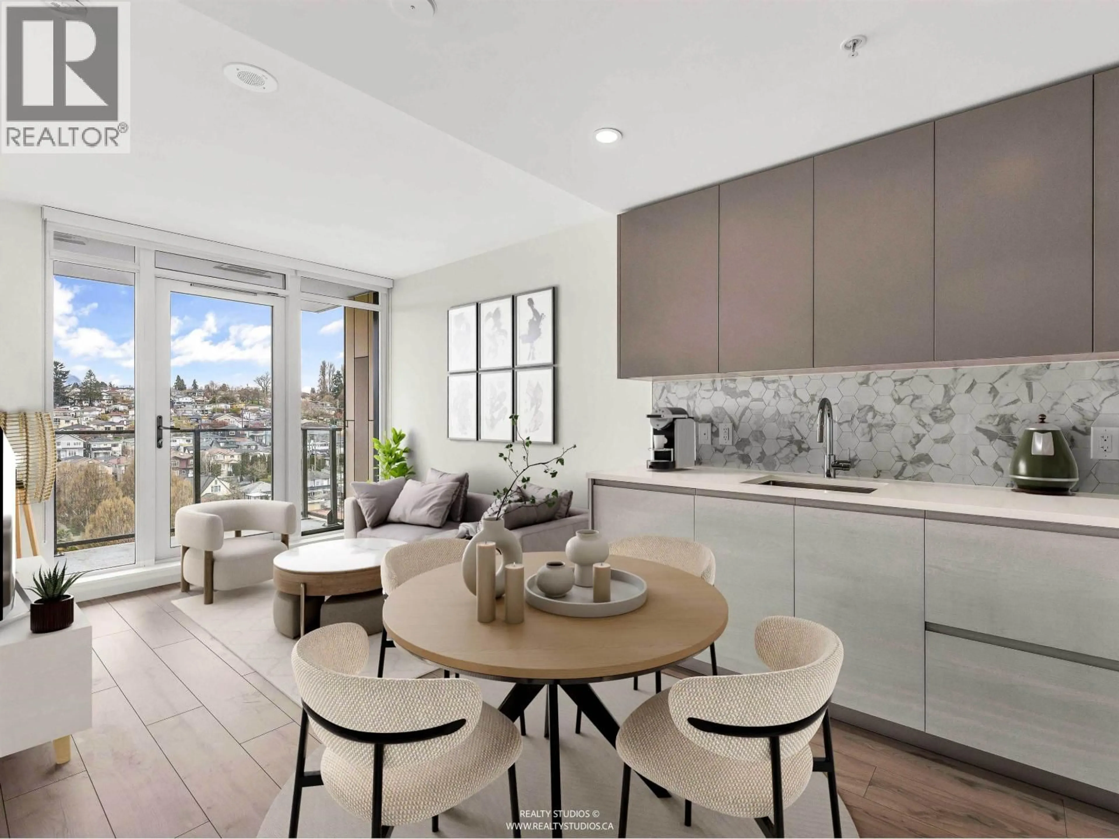 Open concept kitchen, unknown for 1302 - 8181 CHESTER STREET, Vancouver British Columbia V5X0J9