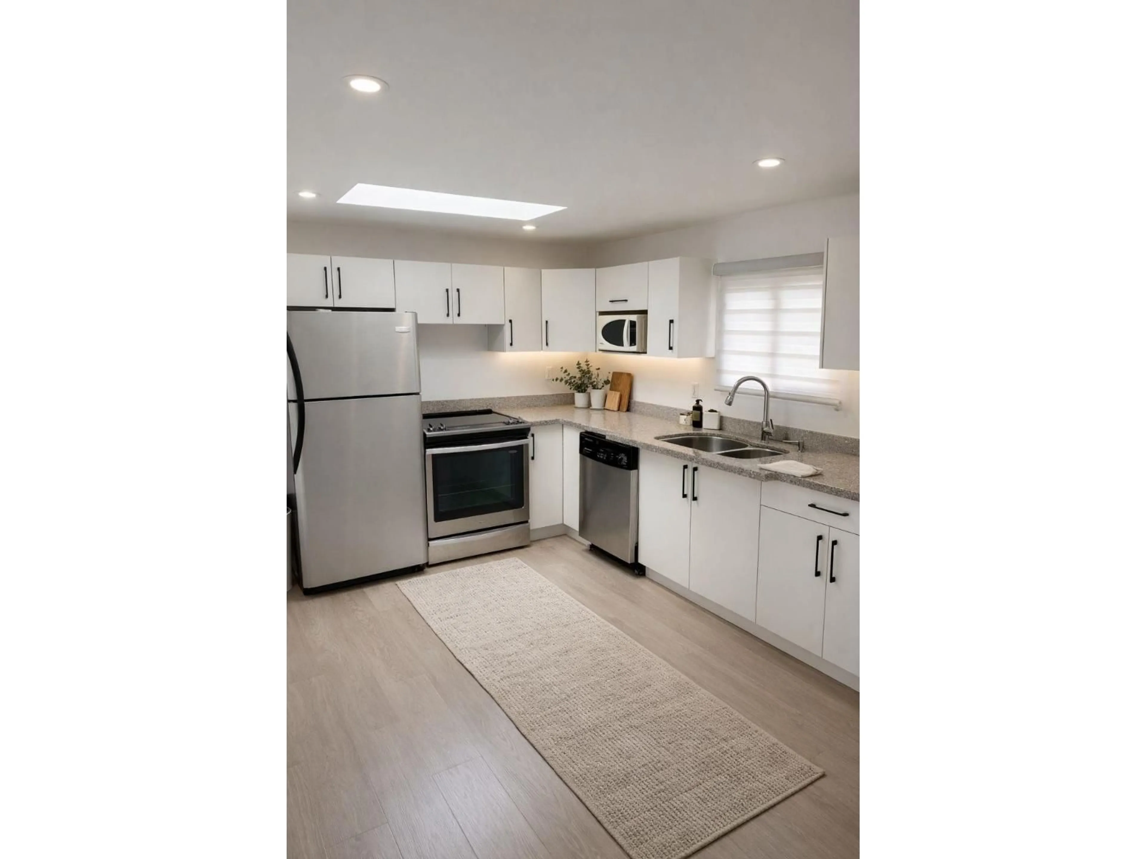 Standard kitchen, ceramic/tile floor for 6 - 6571 KING GEORGE BOULEVARD, Surrey British Columbia V3W4Z4