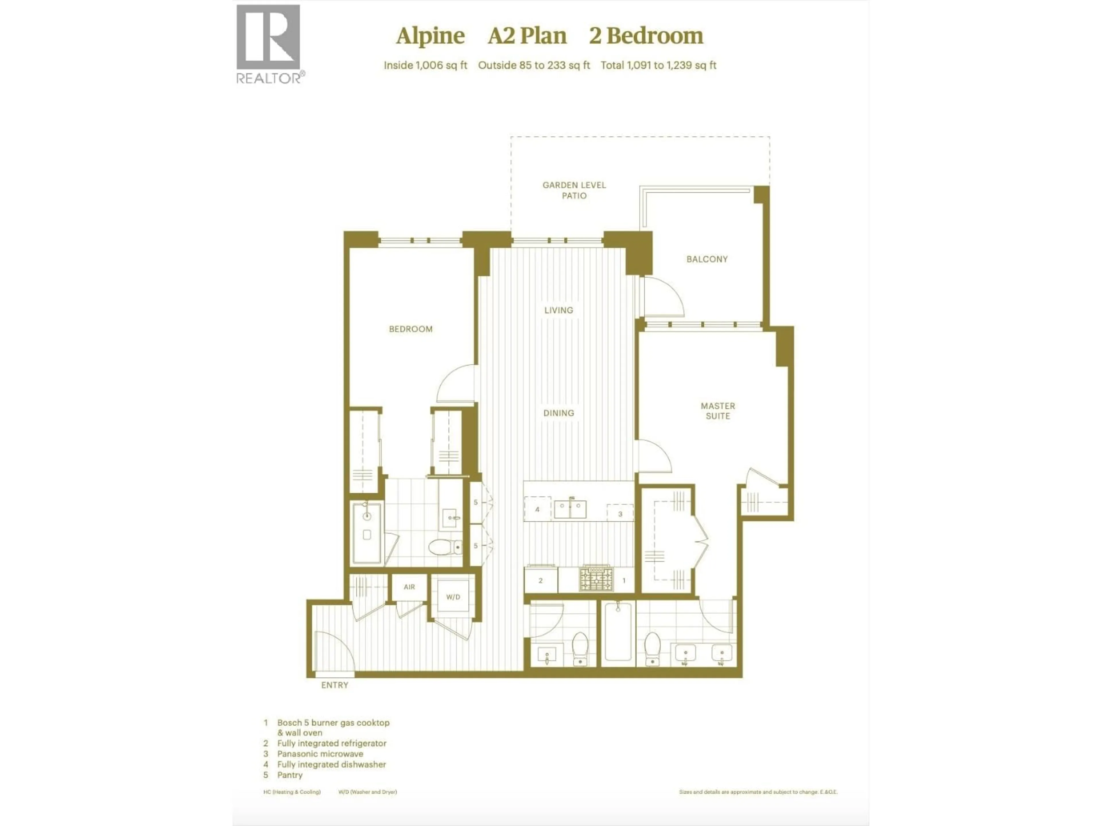 Floor plan for 109 - 2325 EMERY COURT, North Vancouver British Columbia V7J0E8