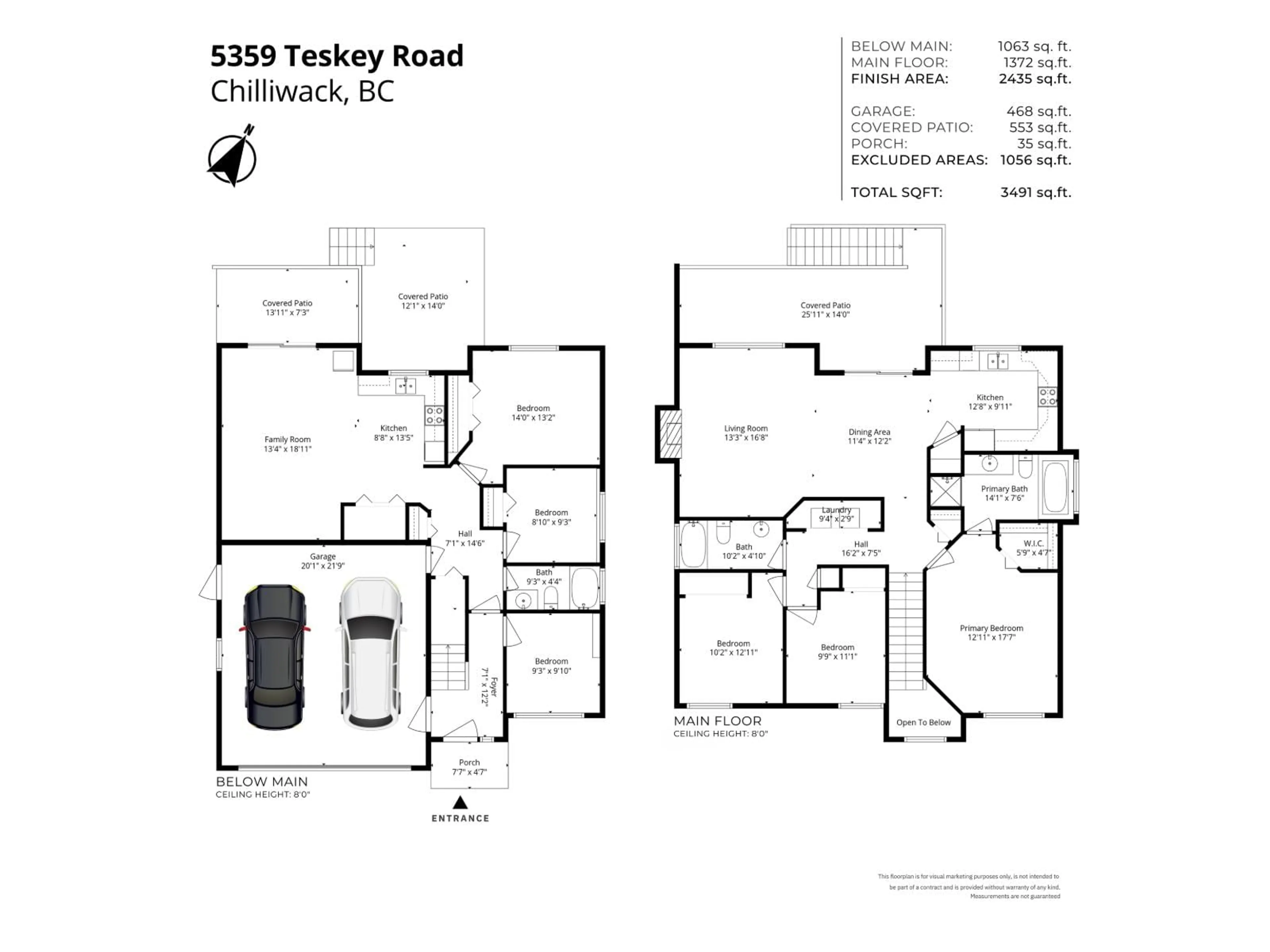 Floor plan for 5359 TESKEY ROAD, Sardis British Columbia V2R5M9