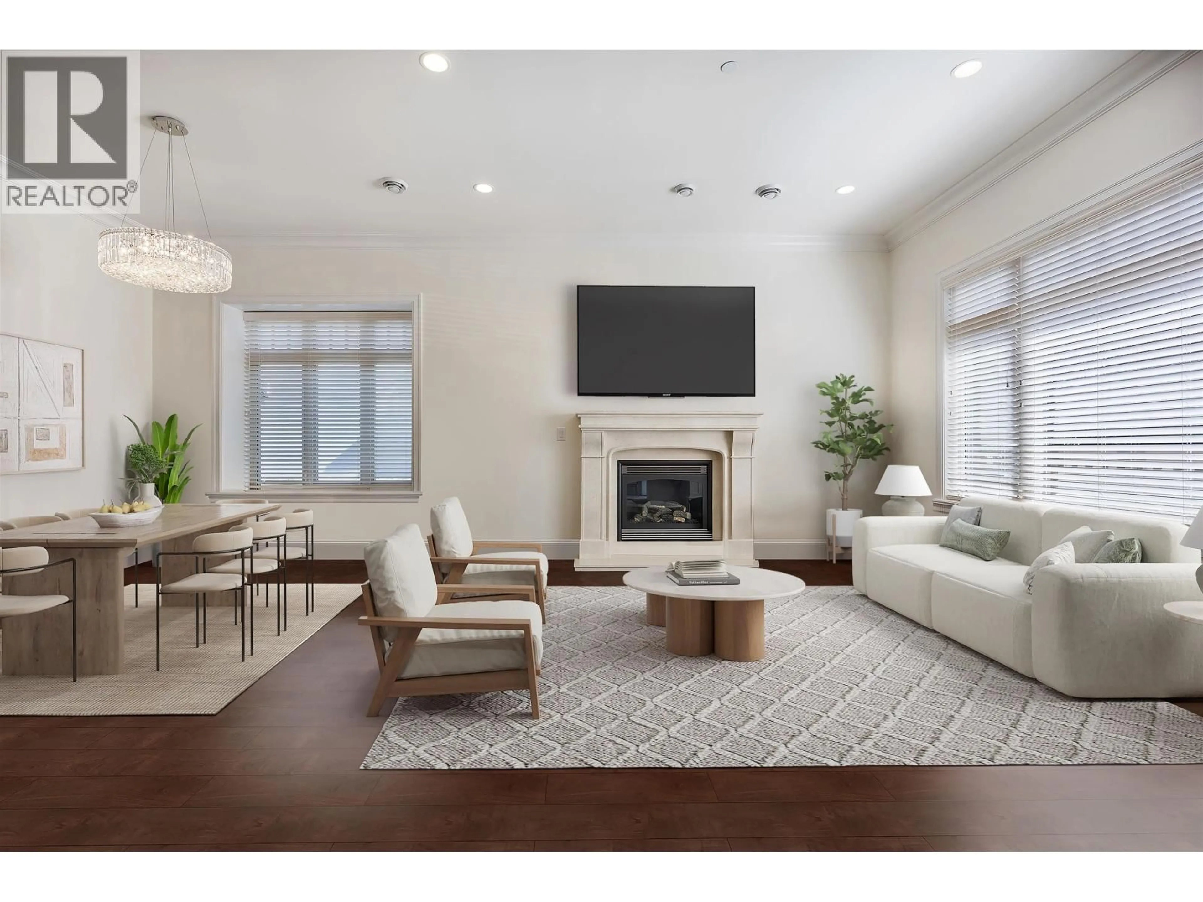 Living room with furniture, wood/laminate floor for 3837 3RD AVENUE, Vancouver British Columbia V6R1M5