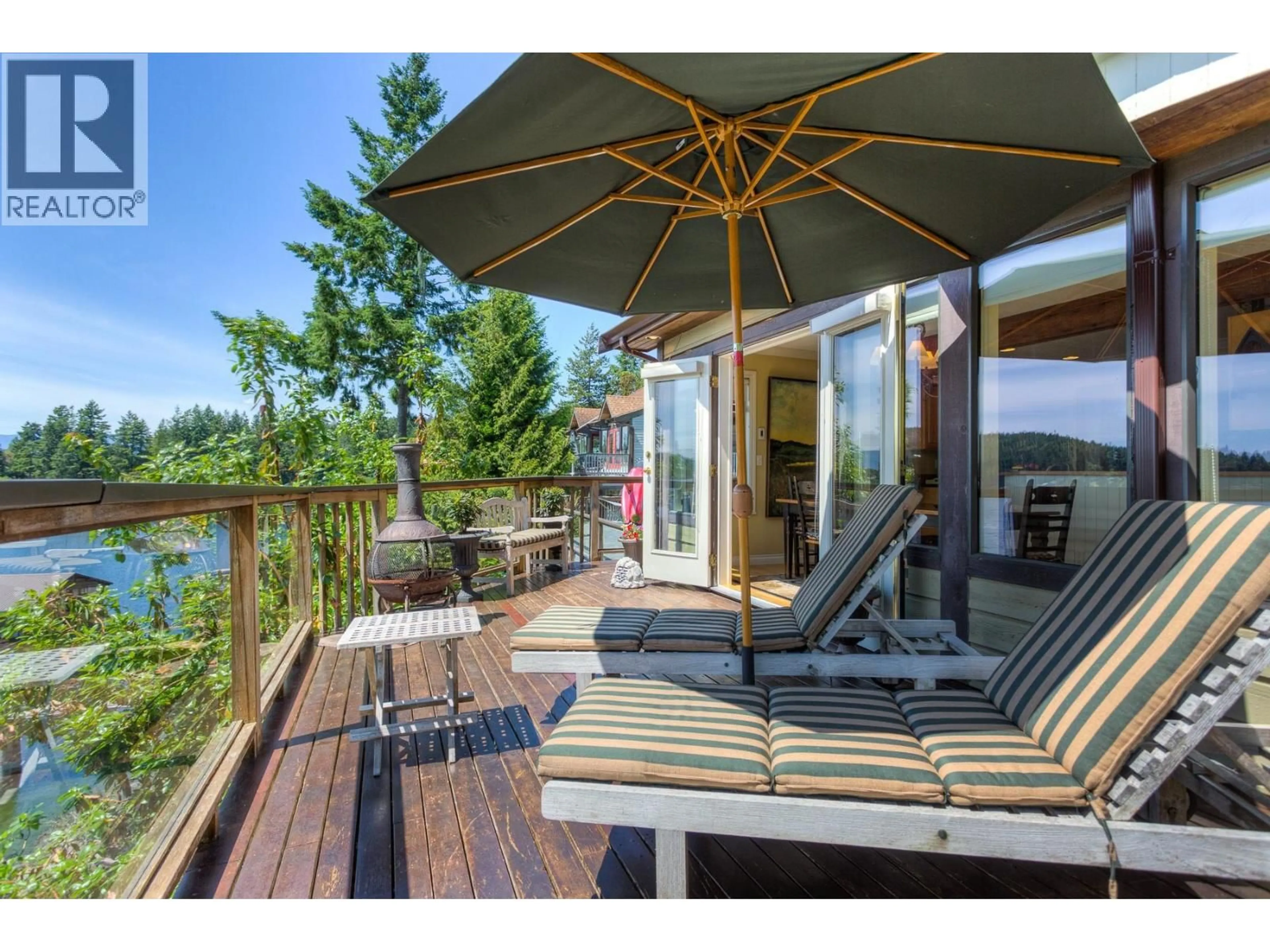 Patio, water/lake/river/ocean view for 4836 SINCLAIR BAY ROAD, Pender Harbour British Columbia V0N1S1