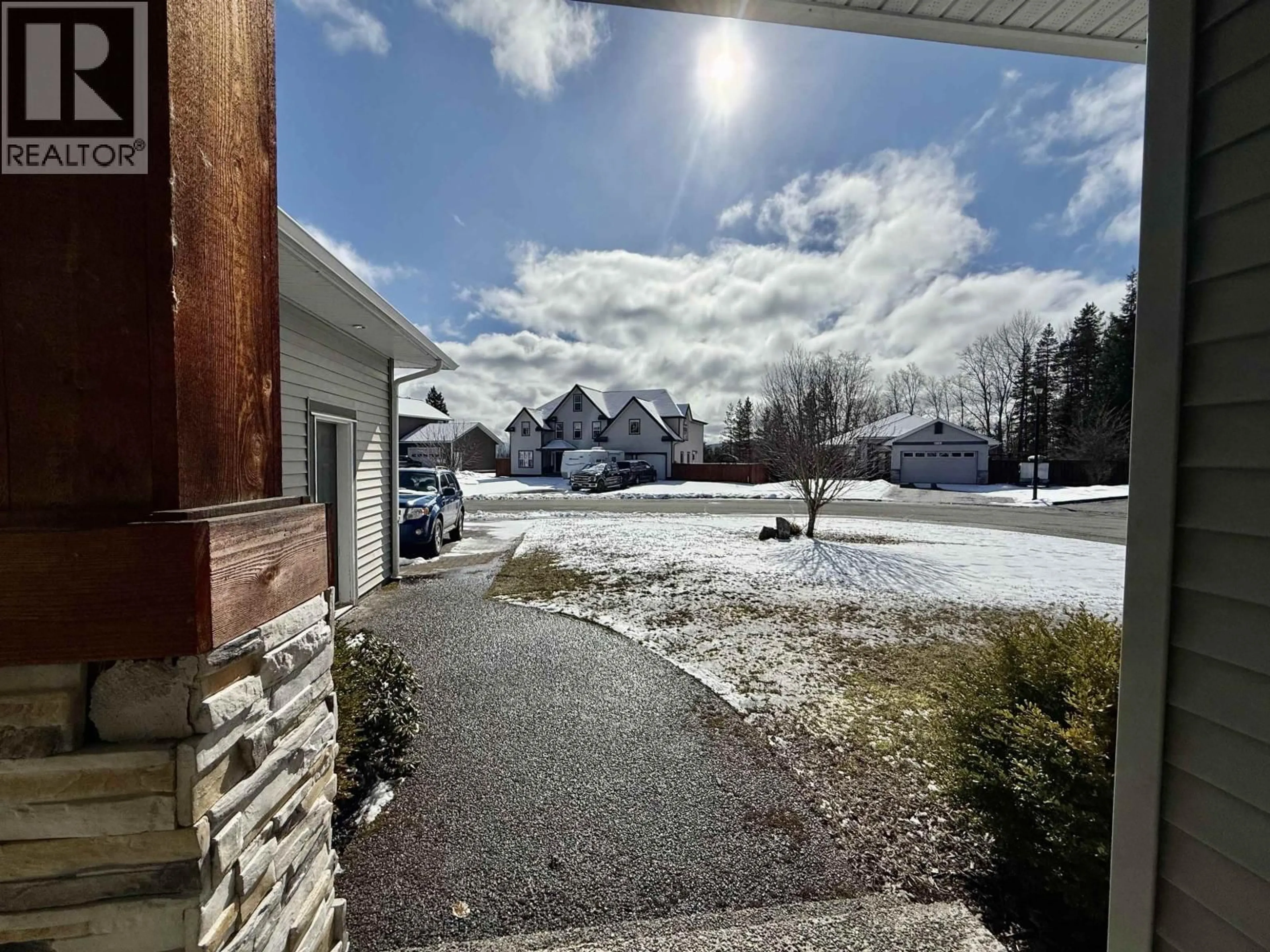 A pic from outside/outdoor area/front of a property/back of a property/a pic from drone, mountain view for 5132 EAGLE PLACE, Terrace British Columbia V8G5T1